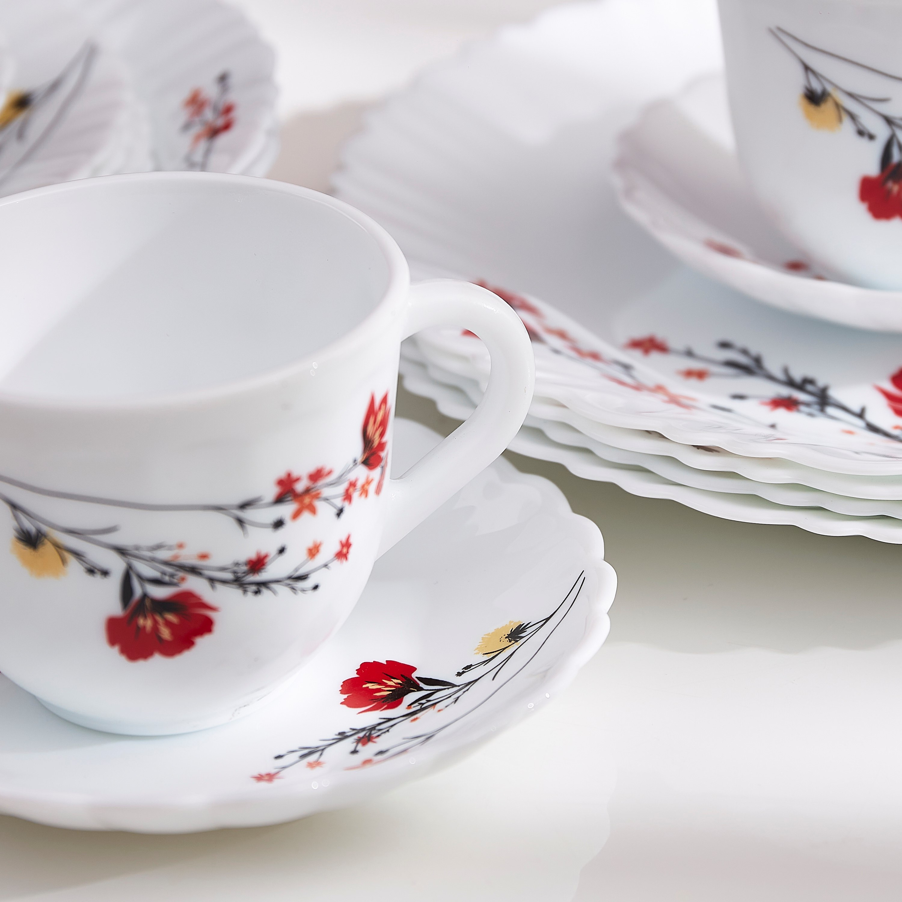 Ivory Chrys Red 20-Piece Opalware Dinner Set-hbxhomeware-hbxkitchen-image-6