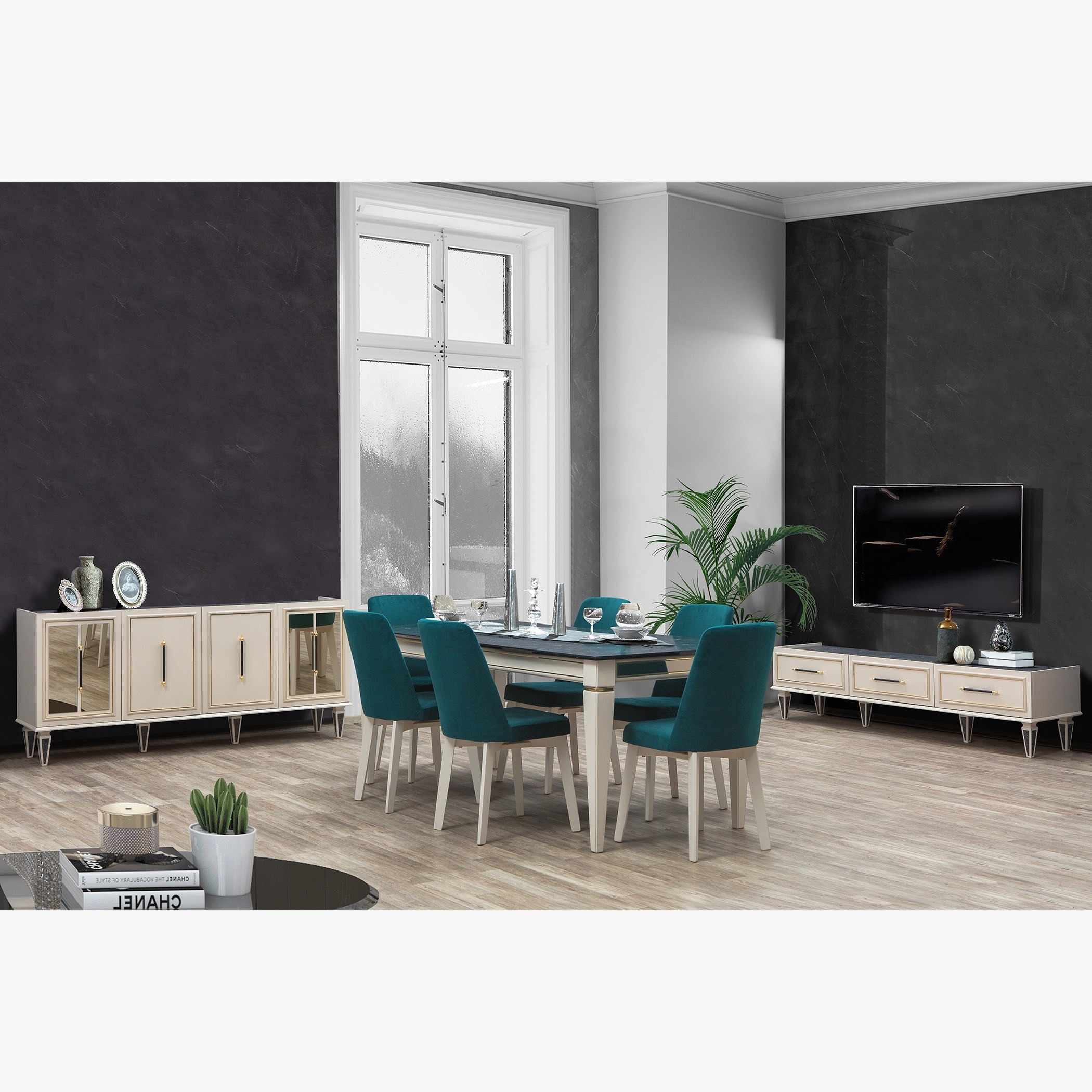 طقم سفرة 8 مقاعد من ميسينا-hbxfurniture-diningtablesandsets-diningsets-eightseater-image-11