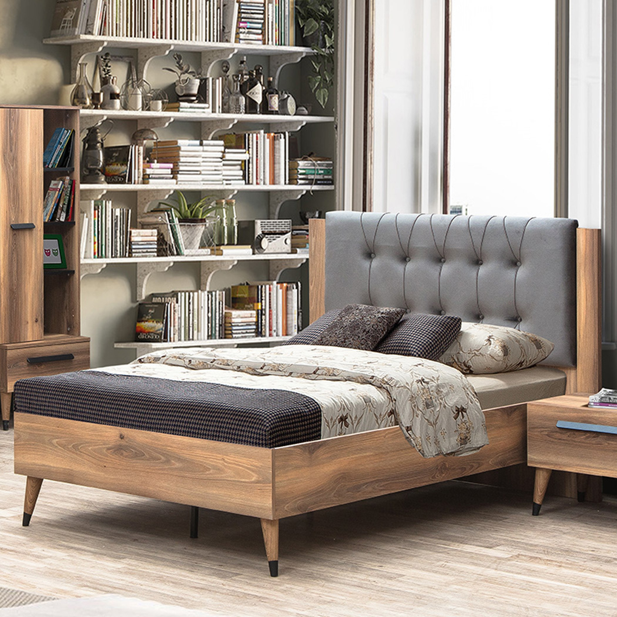 سرير توين من نيفادا - 120x200 سم-hbxbedroom-bedsandbedsets-beds-twin-image-1