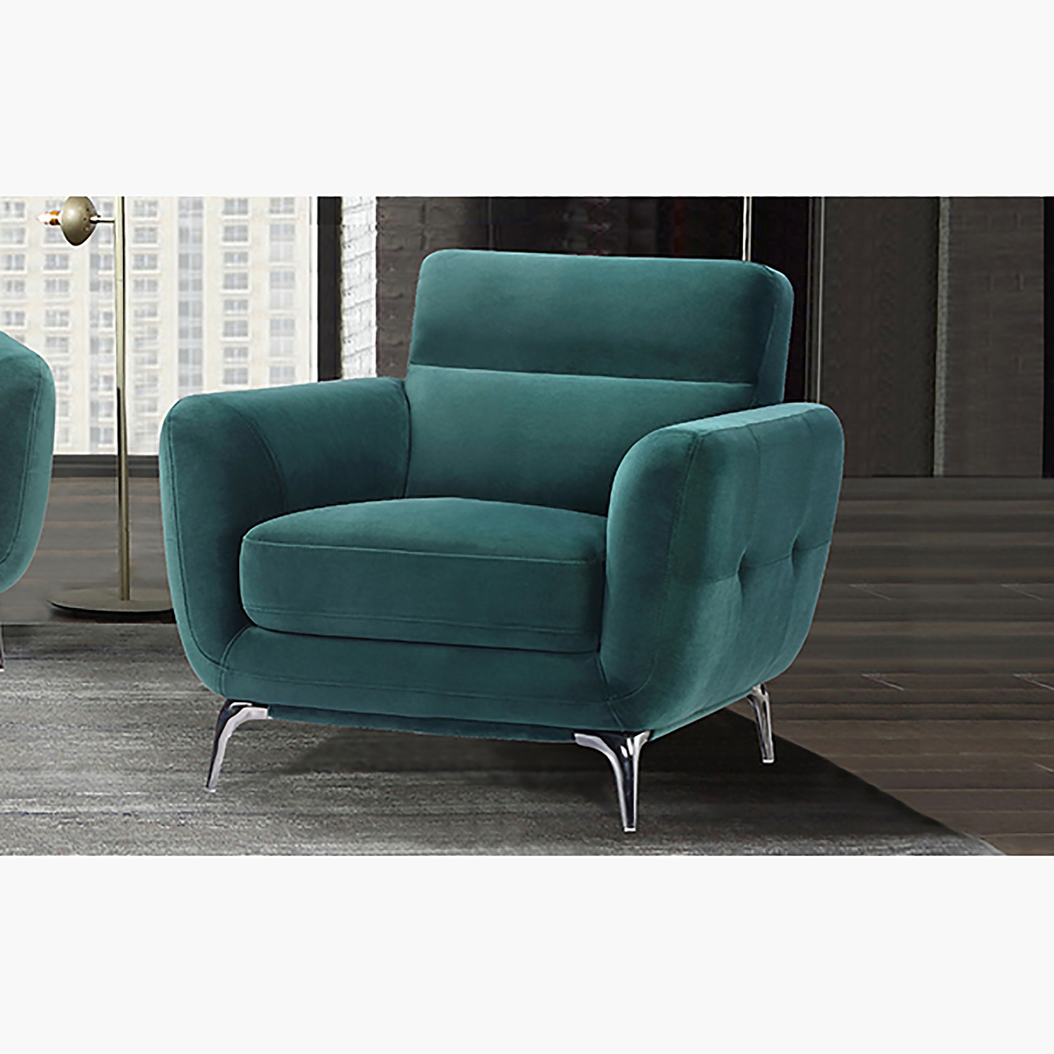 كنبة مخملية مقعد واحد من جراتان-hbxlivingroom-sofasandarmchairs-sofas-image-1