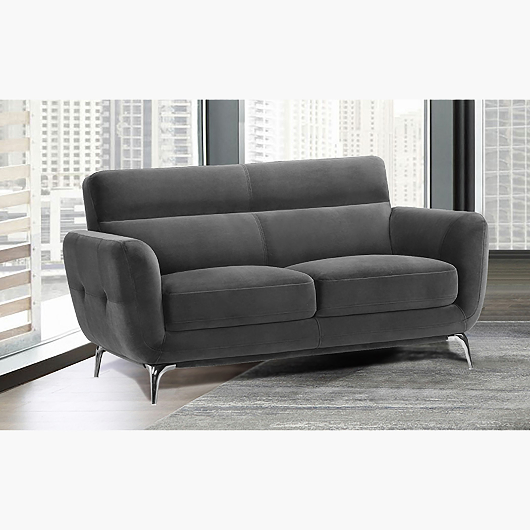 كنبة مخملية مقعدين من جراتان-hbxlivingroom-sofasandarmchairs-sofas-image-1