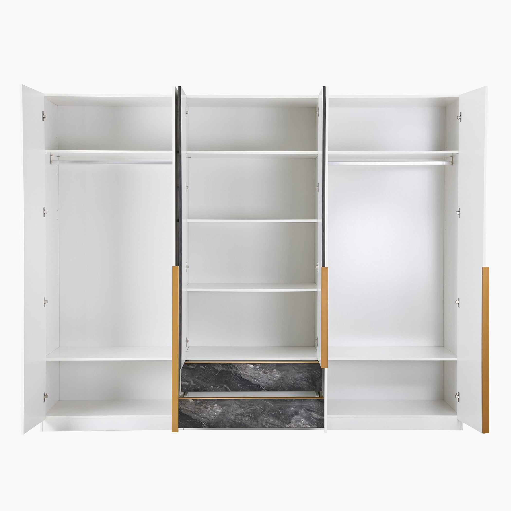 خزانة ملابس 6 أبواب ومرآتين من فوندي-hbxfurniture-wardrobes-image-3