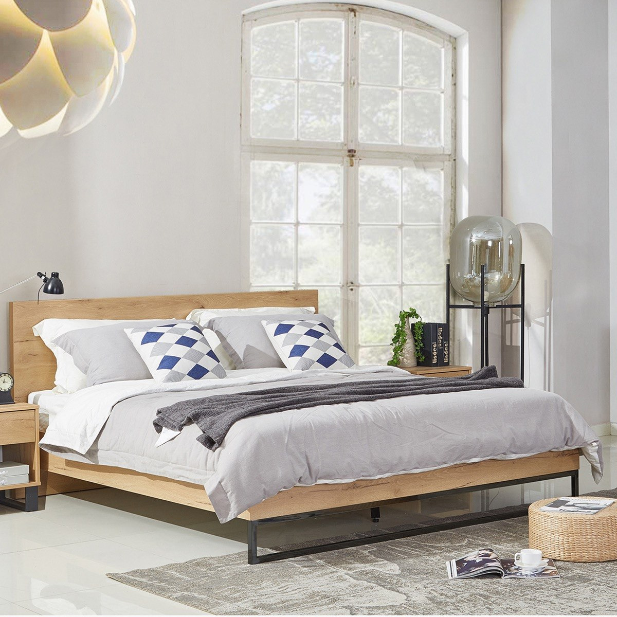 سرير كوين - تانجو من موڤو - 150x200 سم -hbxbedroom-bedsandbedsets-beds-queen-image-1