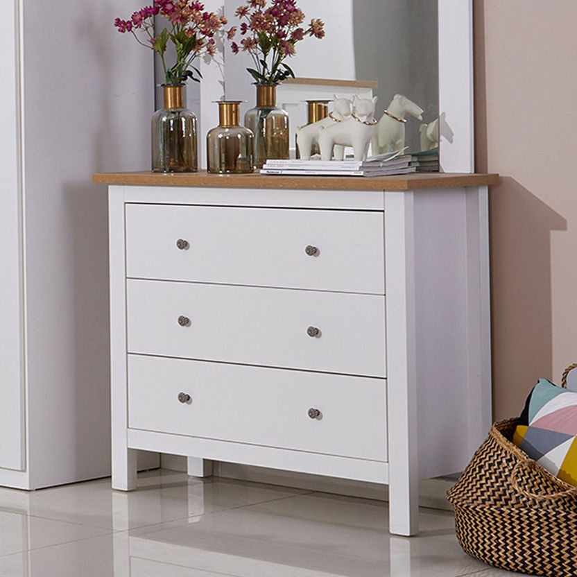 Hampton 3-Drawer Young Dresser without Mirror-Chest of Drawers-image-0