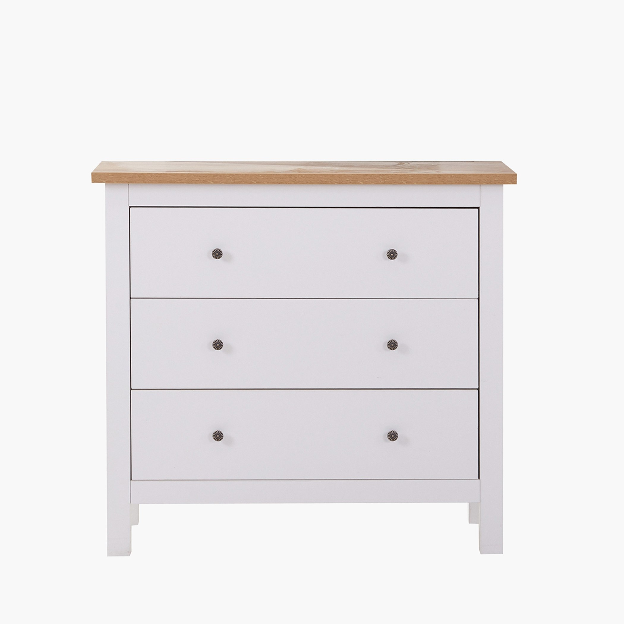 طاولة تزيين 3 أدراج دون مرآة من هامبتون-hbxkidsandyouth-dressersandchests-chestofdrawers-image-2