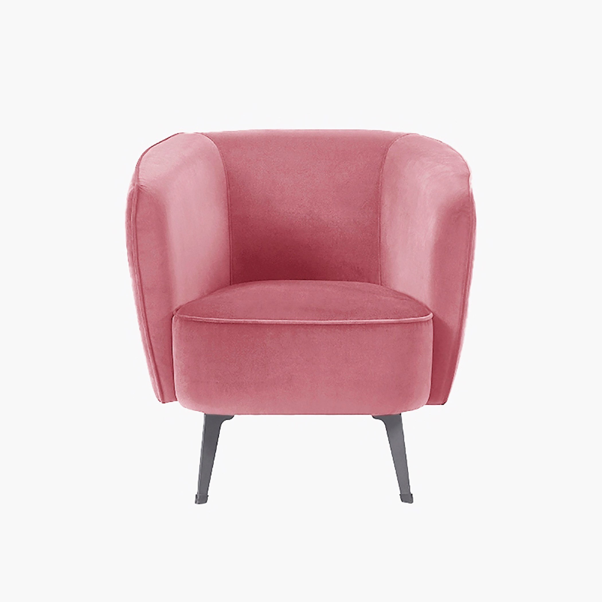 Miro Velvet Accent Chair With Stool-hbxfurniture-livingroom-sofasandsofasets-image-4