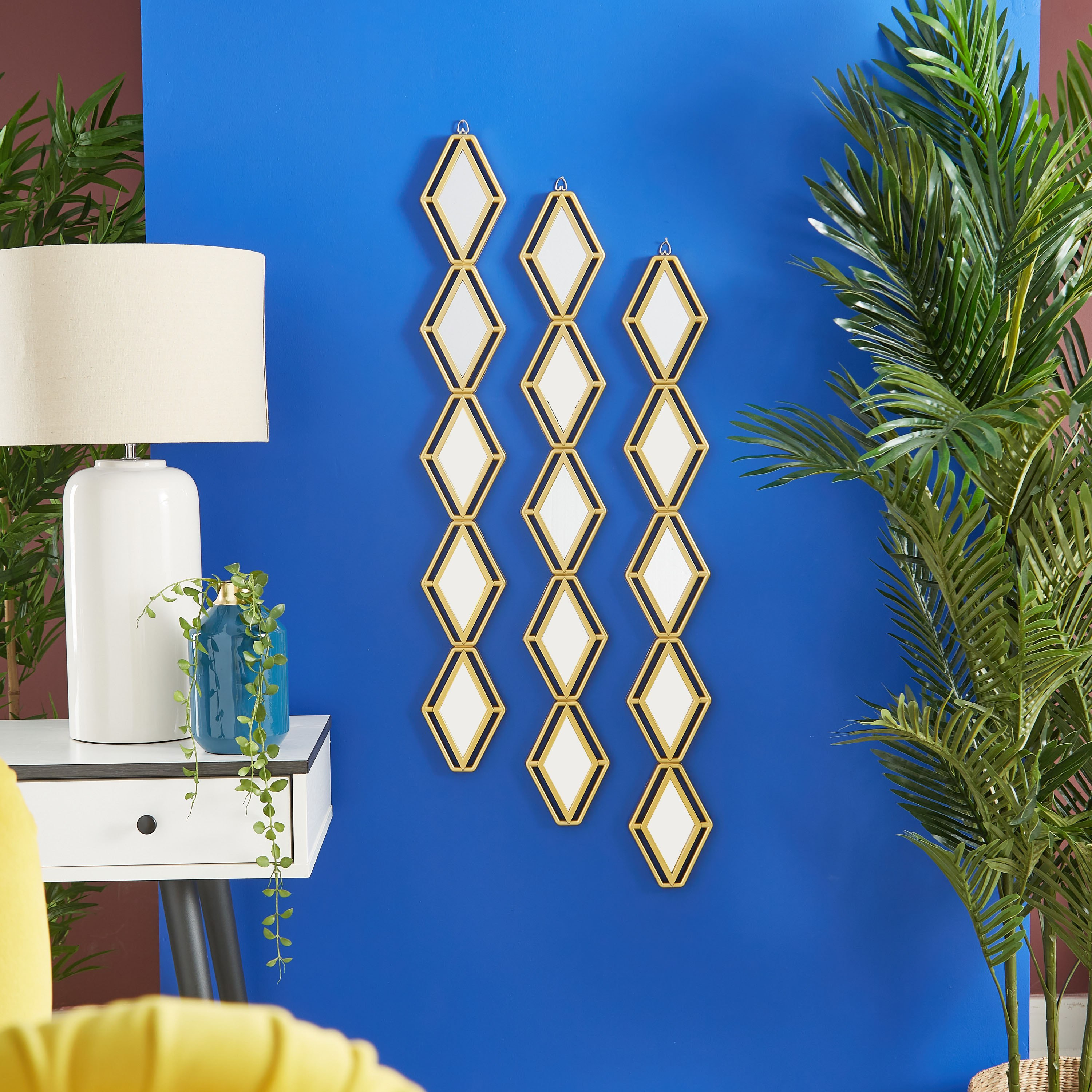 طقم مرايا ماسية معدنية 3 قطع من شيراز- 12x89x2 سم-PROMO_HB_AE_B1G1_250925-image-4