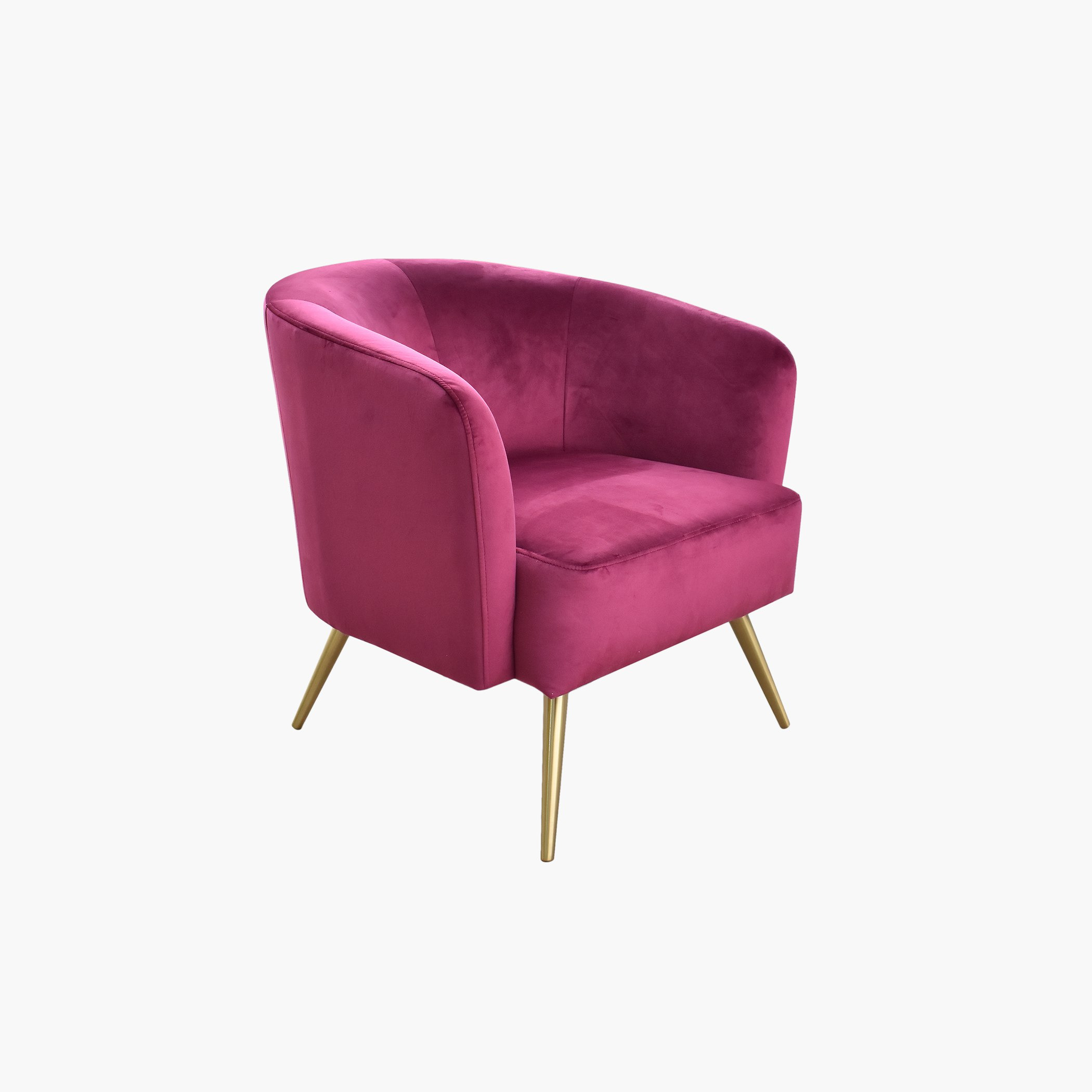 Berkeley Velvet Accent Chair-hbxlivingroom-sofasandarmchairs-easychairs-image-2