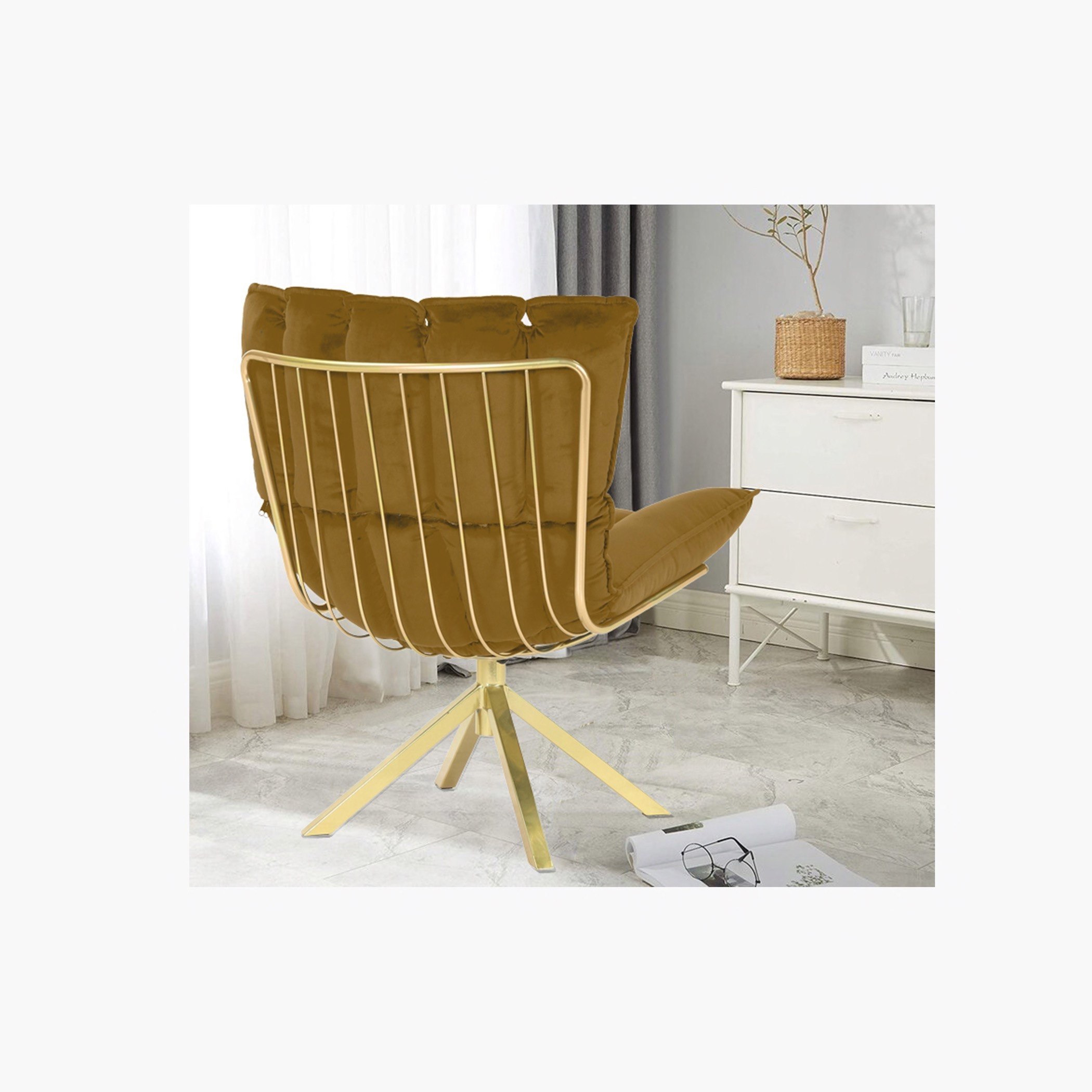 كرسي مزين مخملي من ريجانو-hbxlivingroom-sofasandarmchairs-easychairs-image-2