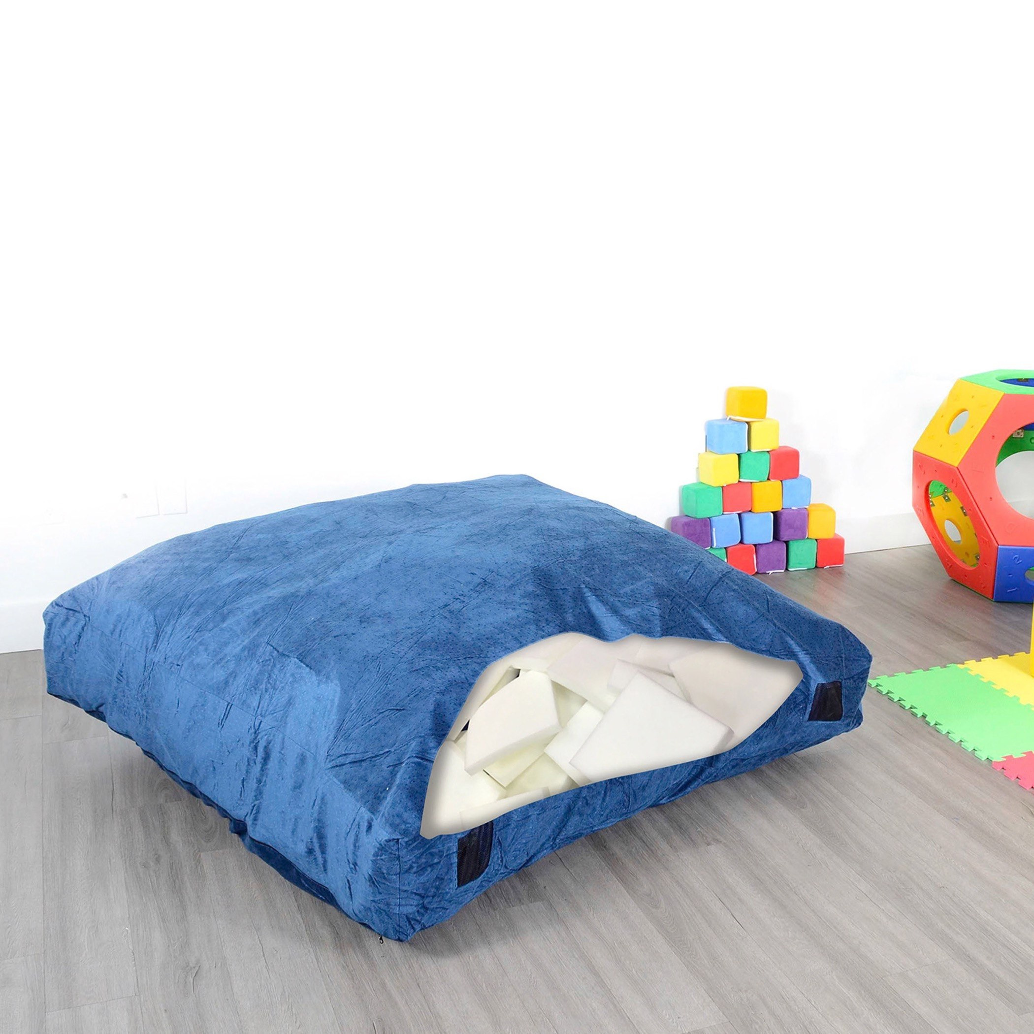 Milliard Sensory Pad with Foam Blocks and Washable Cover - 152x152 cm-hbxdecorandfurnishings-bedding-duvetsandpillows-image-3