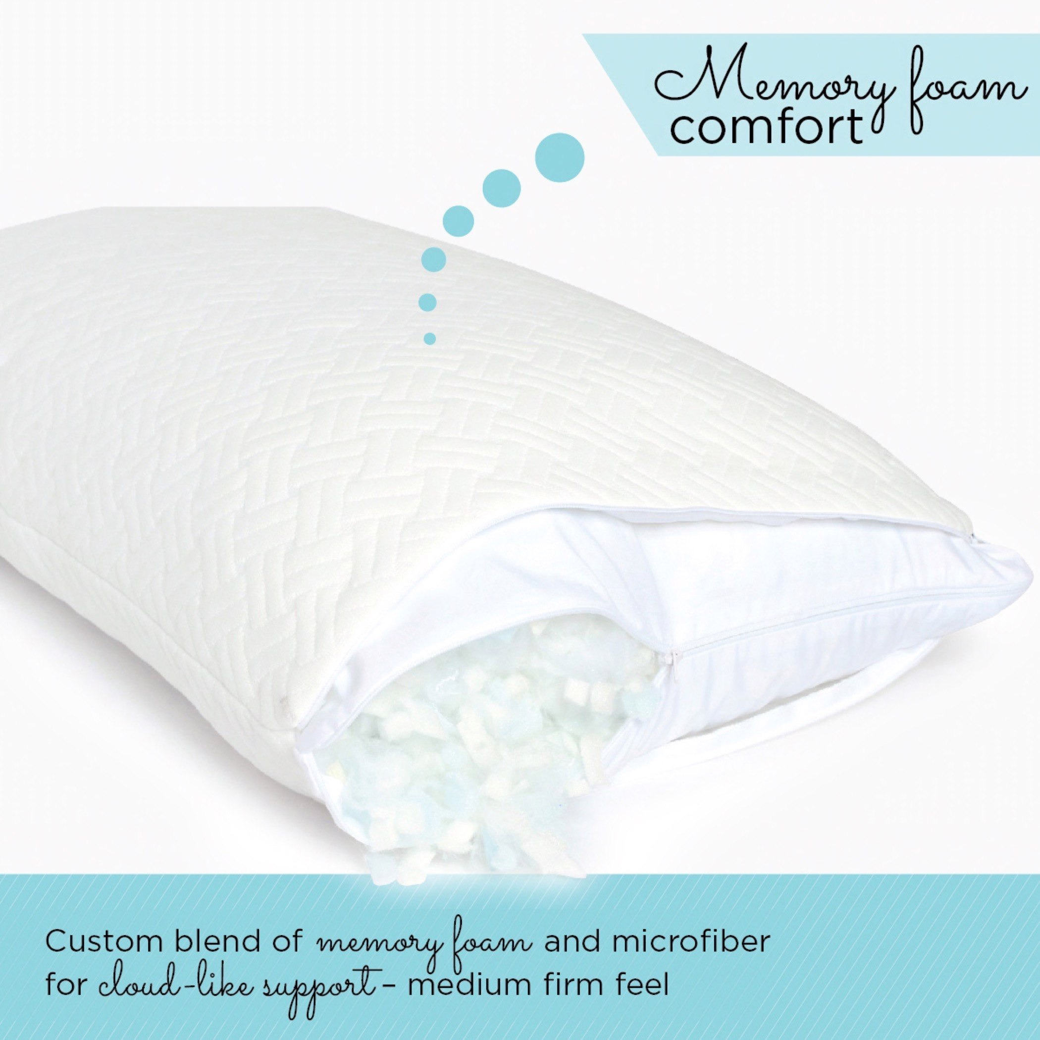 Mattress firm comfort cloud memory store foam pillow