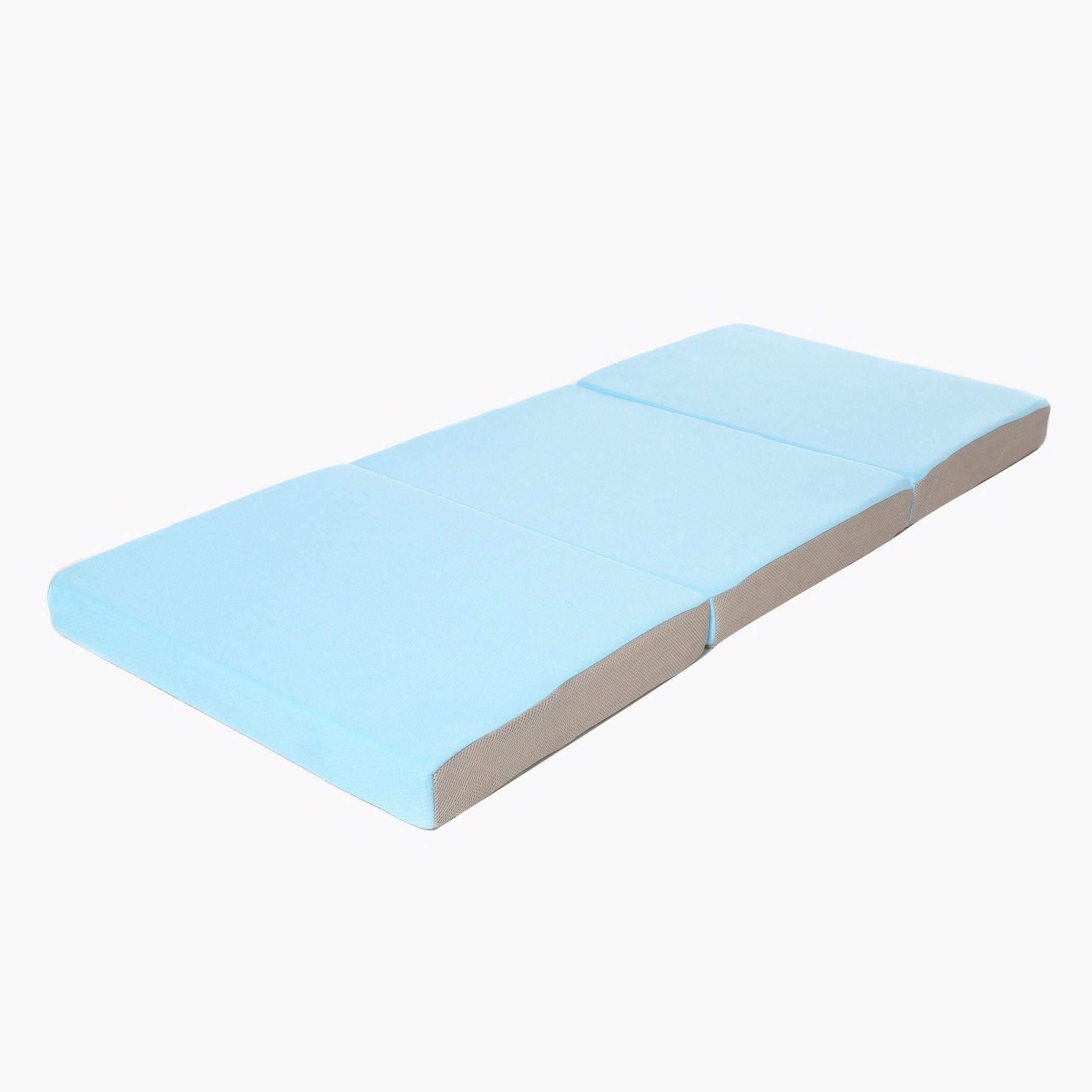 مرتبة إسفنجية بطيّة ثلاثية للأطفال بغطاء من آي ميليارد - 61x147x8 سم-hbxfurniture-kidsroom-kidsmattresses-toddler-image-4