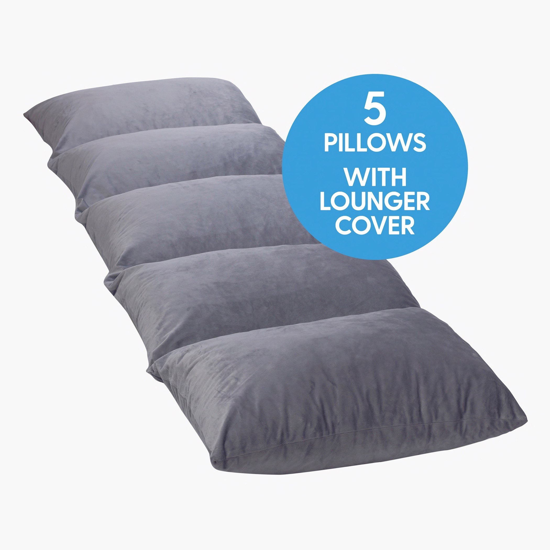 كرسي استلقاء أرضي مع غطاء ووسائد من ميلارد - 68x218 سم-hbxdecorandfurnishings-bedding-duvetsandpillows-image-6