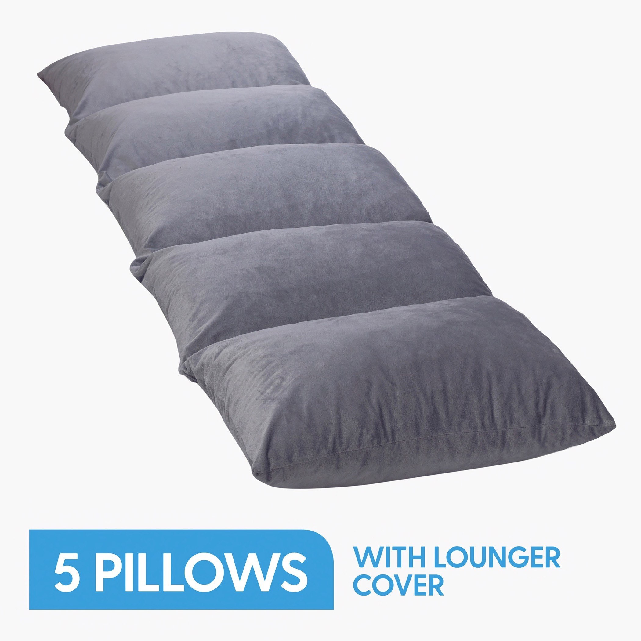 كرسي استلقاء أرضي مع غطاء ووسائد من ميلارد - 68x218 سم-hbxdecorandfurnishings-bedding-duvetsandpillows-image-7