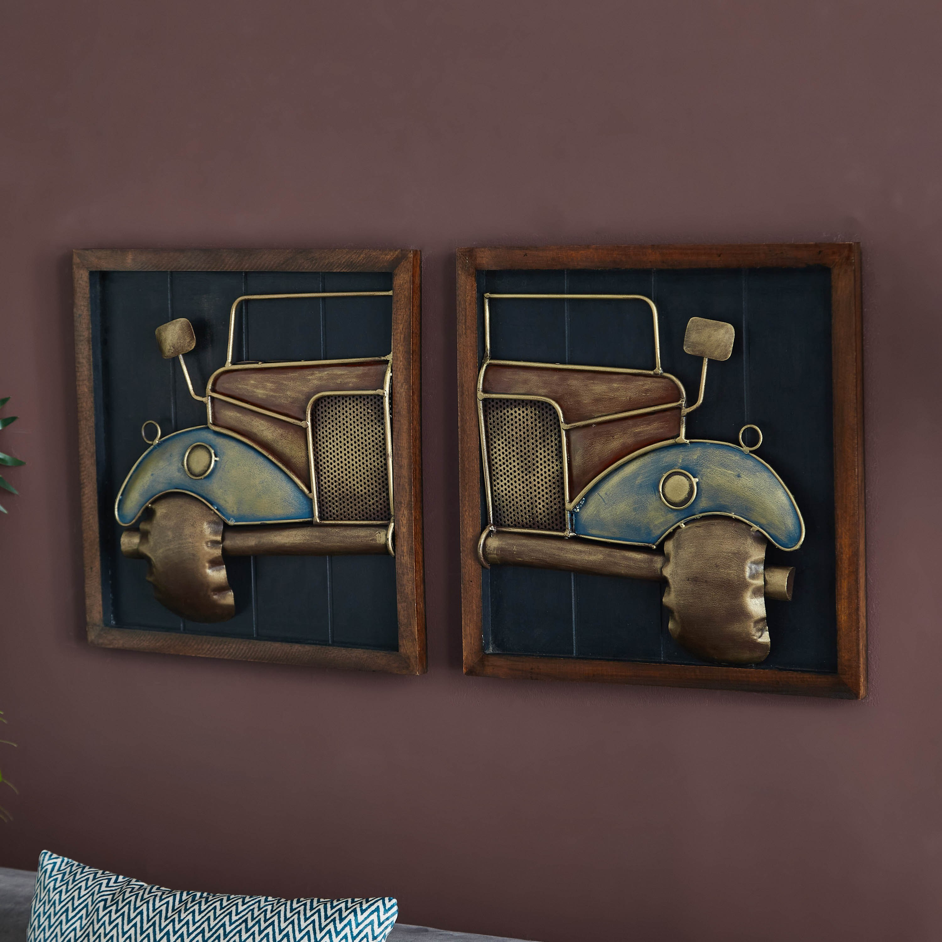 طقم زينة حائط من قطعتين رولز رويس من إيبيزا-hbxdiningroom-walldecor-wallart-image-2