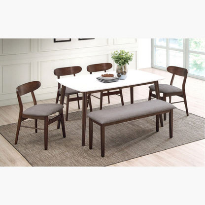 Natalia 6-Seater Dining Set with Bench