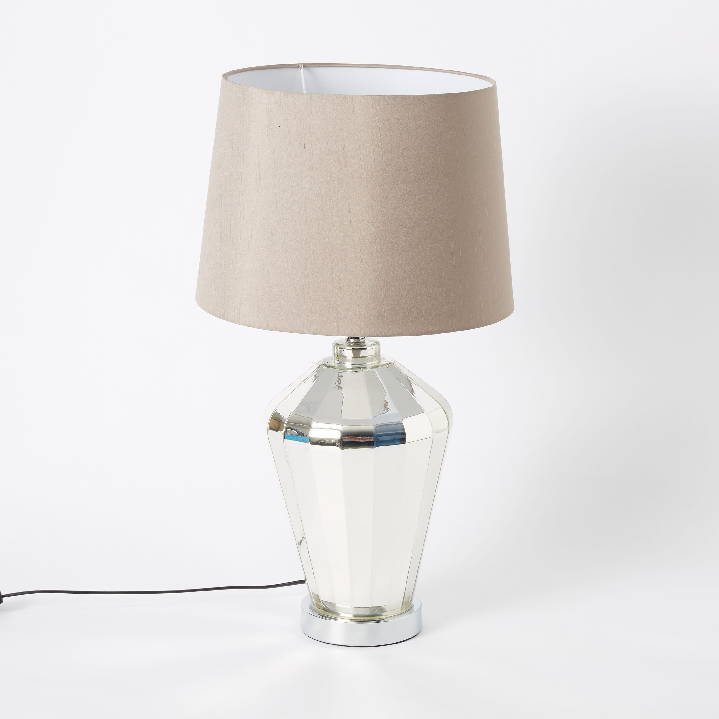 مصباح طاولة زجاج مع تعليقة كريستال مزخرفة من ستيلا - 28x58 سم-hbxlivingroom-lighting-tablelamps-image-5