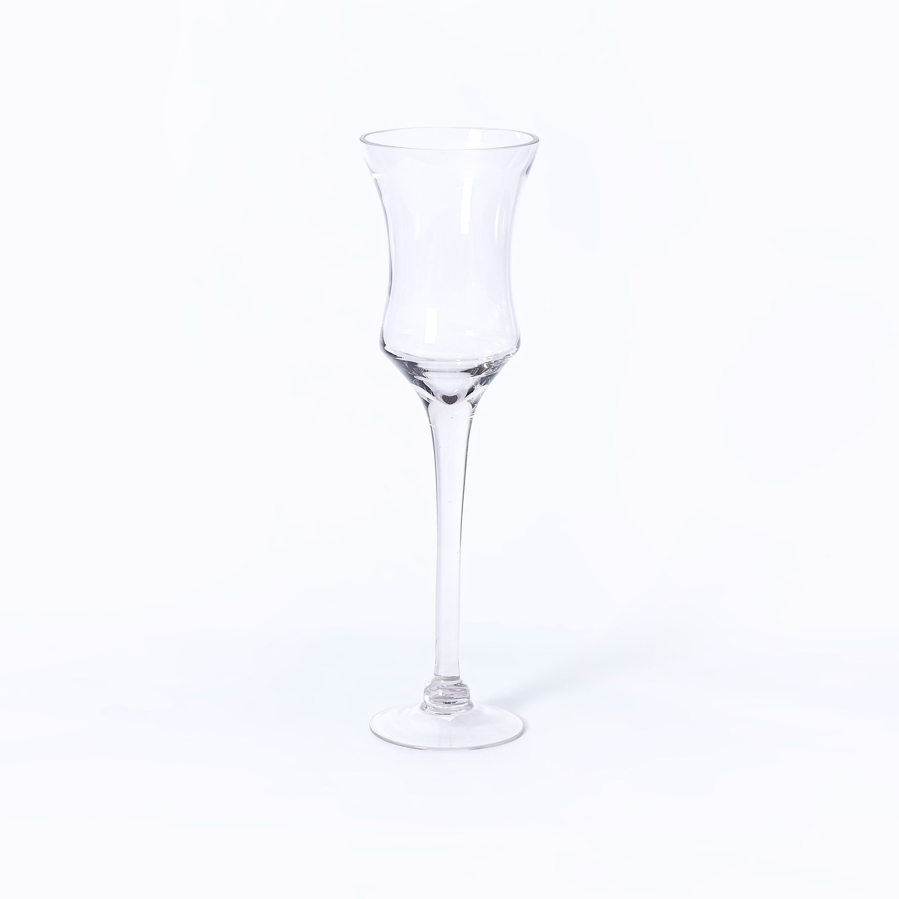 مزهرية زجاجيّة طويلة شفافة من أتلانتا - 14.5x14.5x50 سم-hbxbedroom-decorandaccessories-vases-image-5