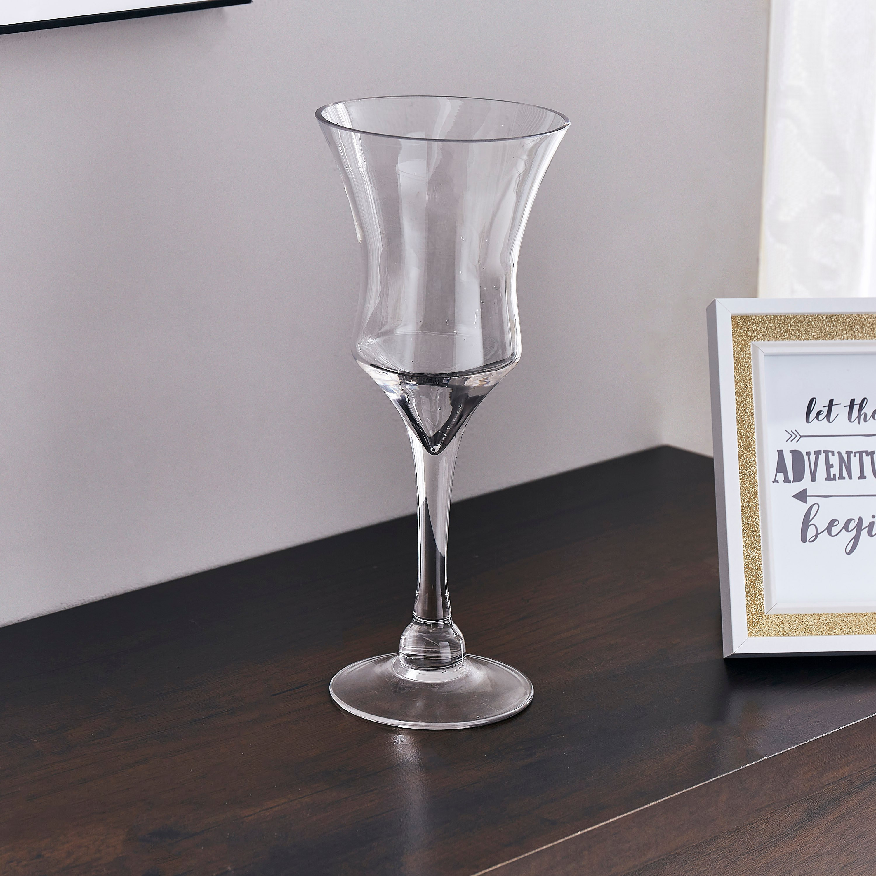 مزهرية هوريكين زجاج شفافة صغيرة من أتلانتا - 13x10x30 سم-hbxbedroom-decorandaccessories-vases-image-2