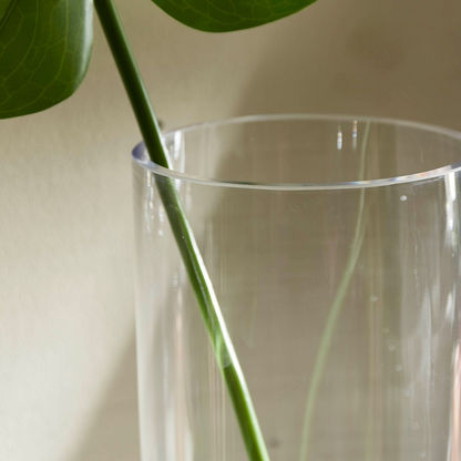 Atlanta Clear Soho Glass Cylindrical Vase - 15x15x68 cms