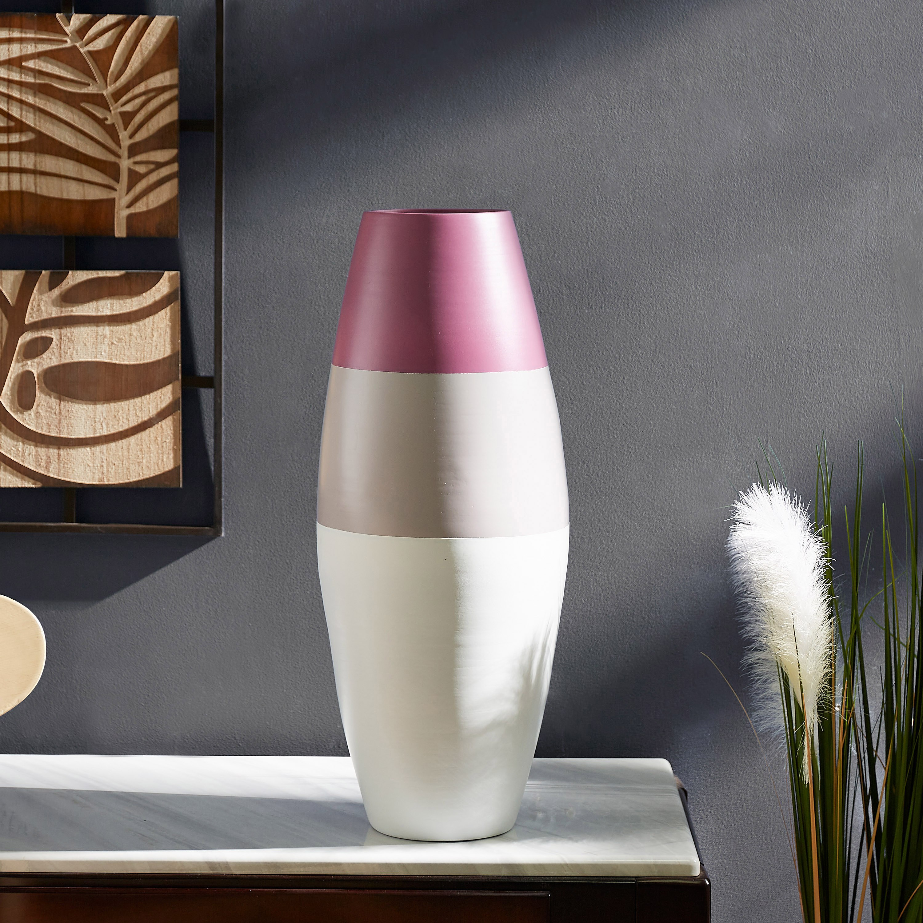 مزهرية خيزران من إزرا - 23x44 سم-hbxbedroom-decorandaccessories-vases-image-2