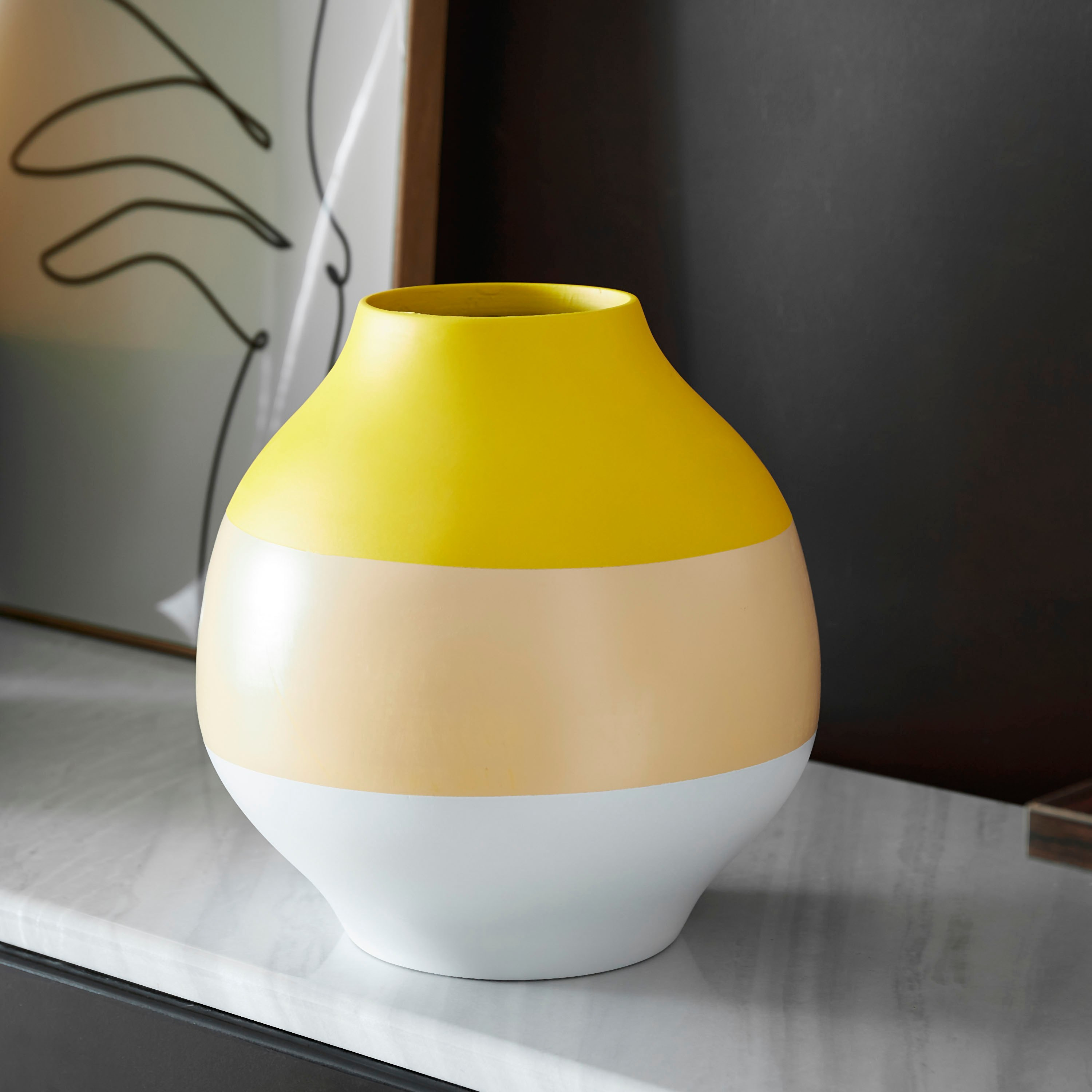 مزهرية بامبو من إزرا - 23x24 سم-hbxbedroom-decorandaccessories-vases-image-2
