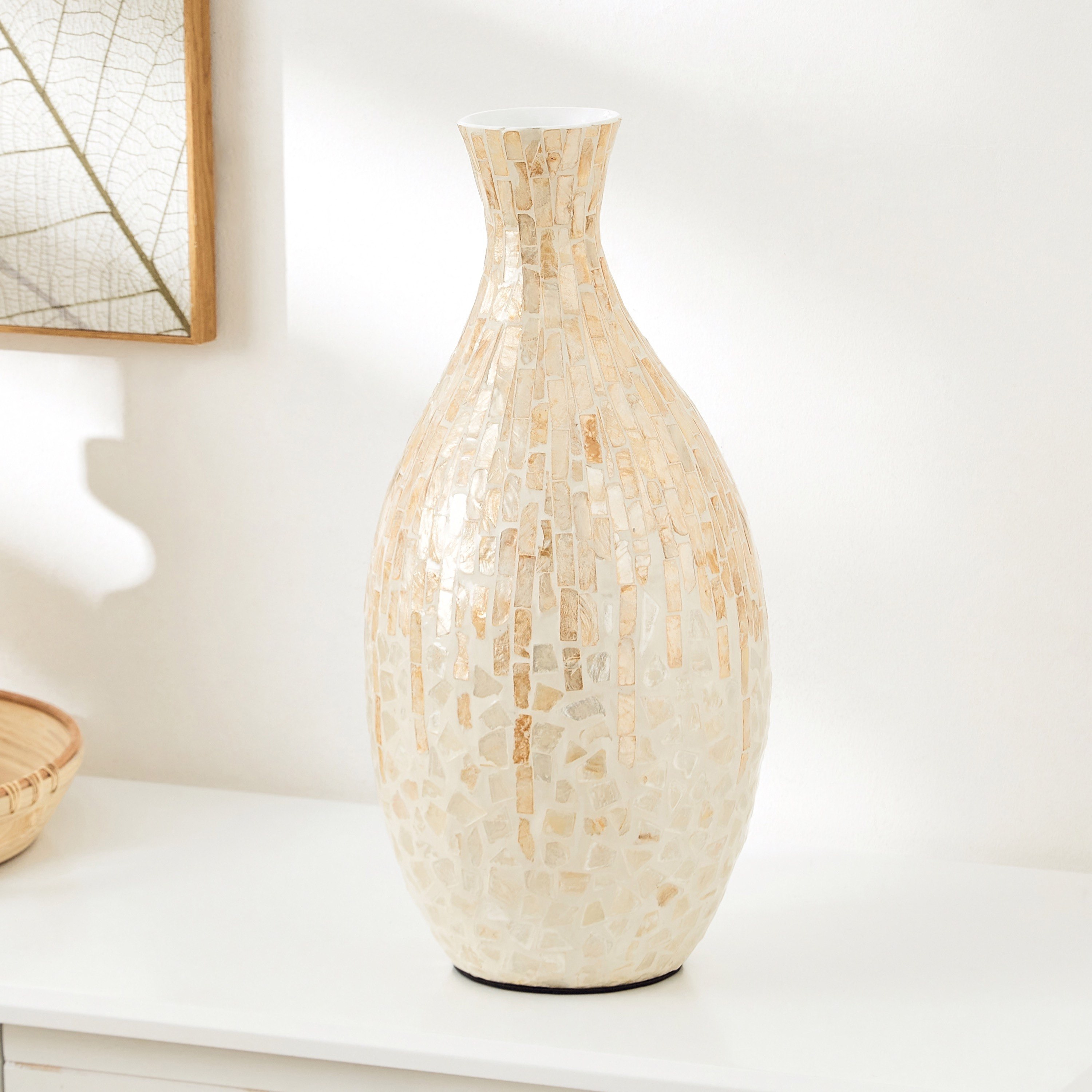 مزهرية خيزران كابيز رازماتاز من إزرا- 21x45 سم-hbxbedroom-decorandaccessories-vases-image-1