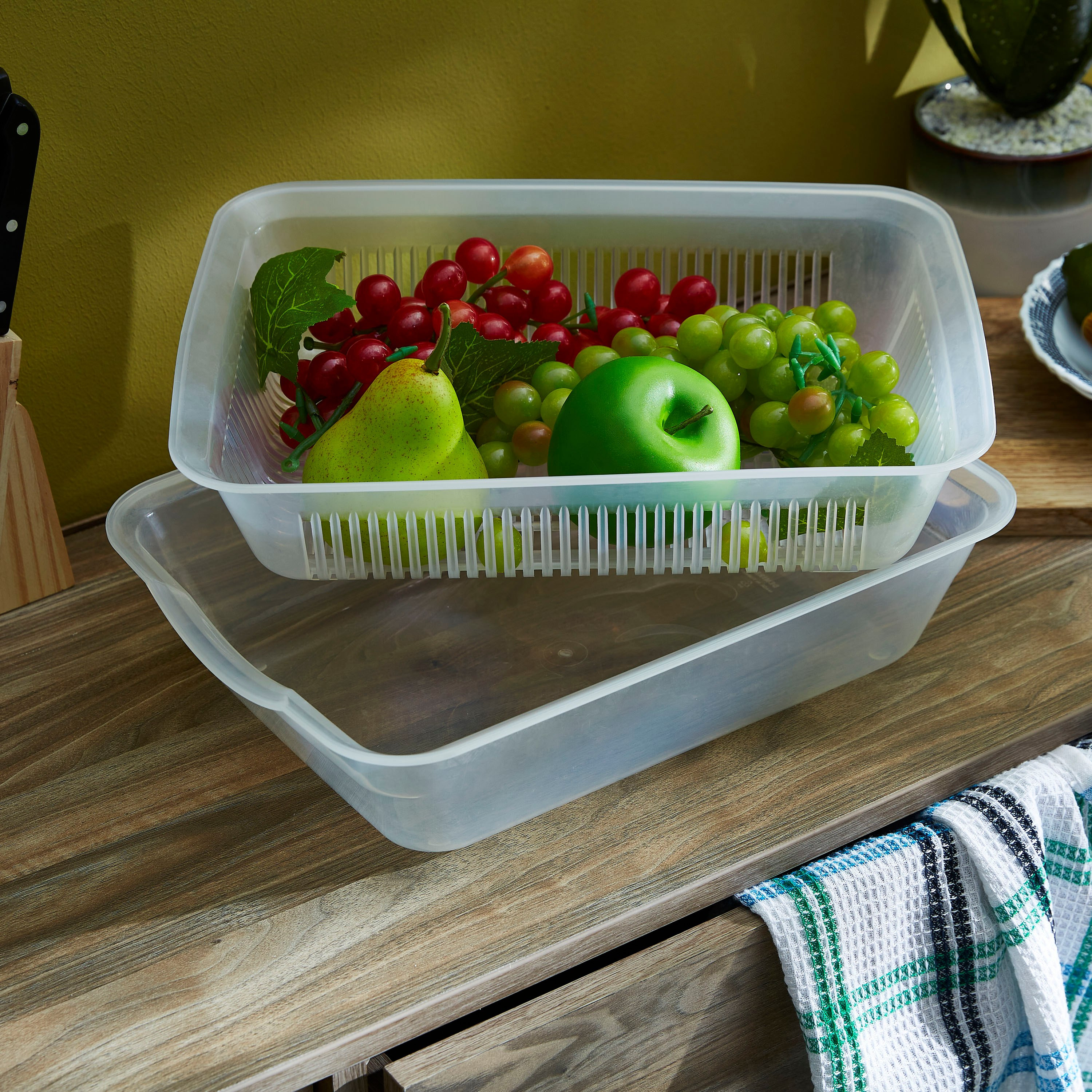 مصفاة مستطيلة الشكل مع صينية من جراسيا-hbxhomeware-hbxkitchen-image-3