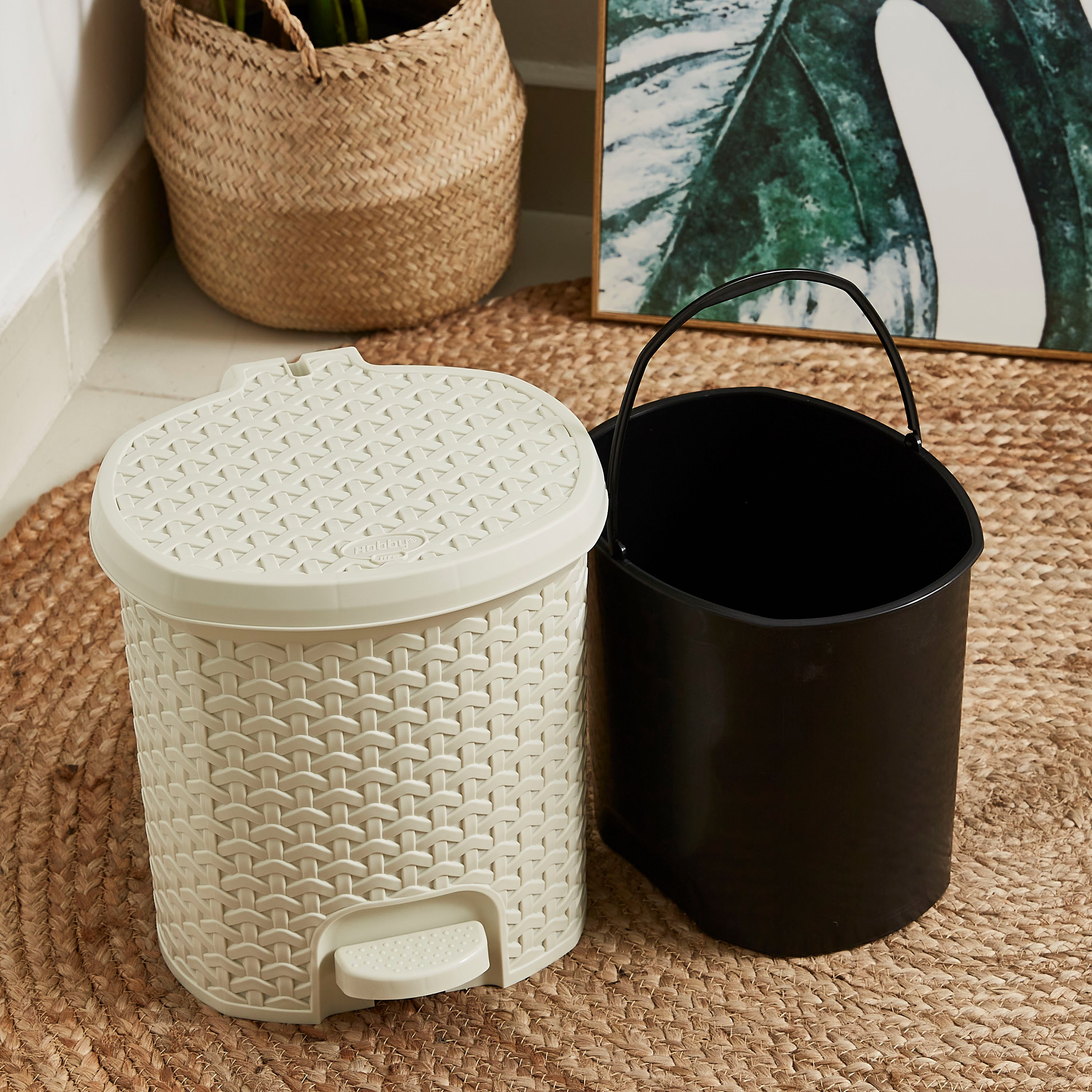 سلة نفايات راتان بدواسة قدم من جراسيا- 5.5 لتر-hbxhomeware-hbxbathroom-image-4