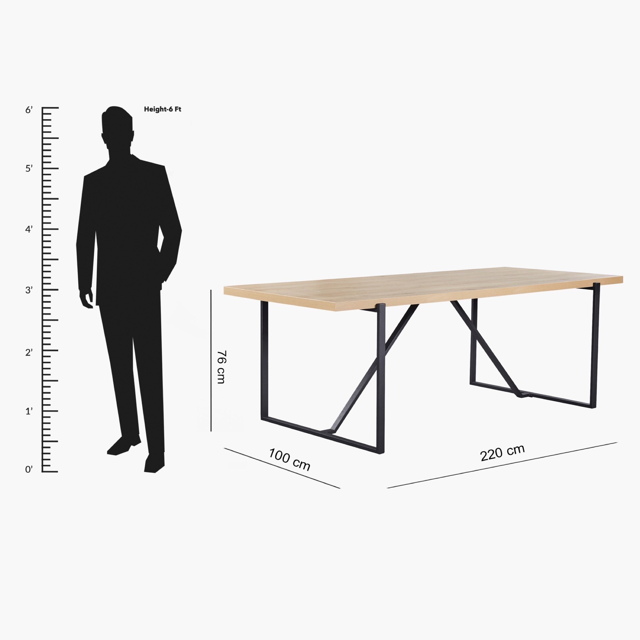 Urban 8-Seater Dining Table-hbxfurniture-diningroom-diningtables-eightseater-image-5