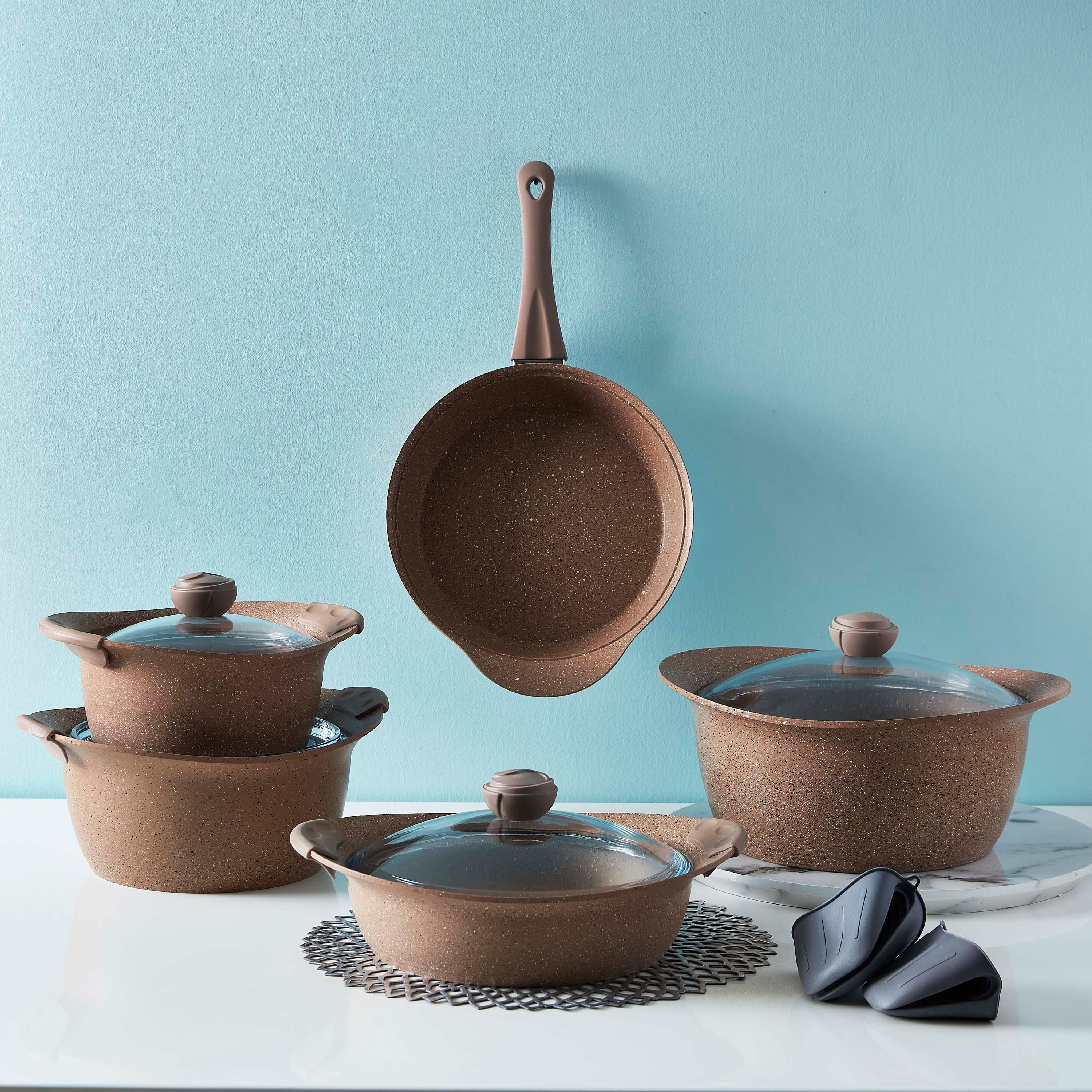 طقم أواني طهي جرانيت من لاكوتشينا - 9 قطع-hbxkitchen-kitchenware-foodpreparation-image-1