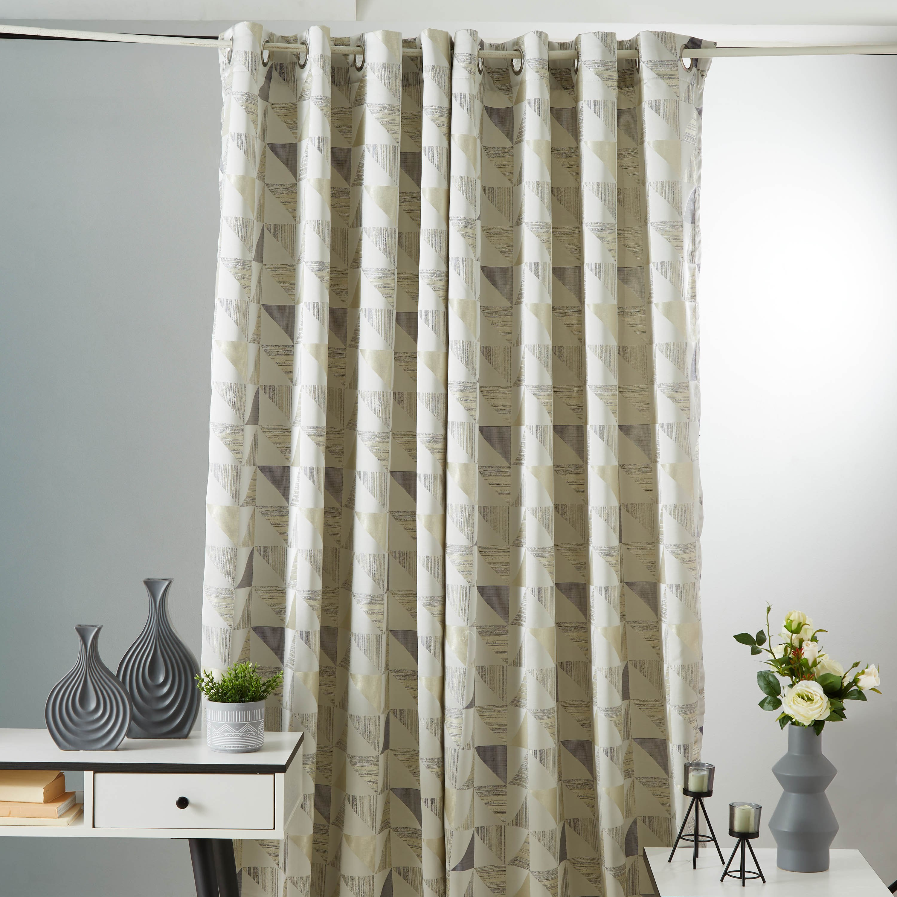 Jaxon Trio 2-Piece Jacquard Curtain Set - 135x240 cm-hbxhomeware-hbxdecorandfurnishings-image-1
