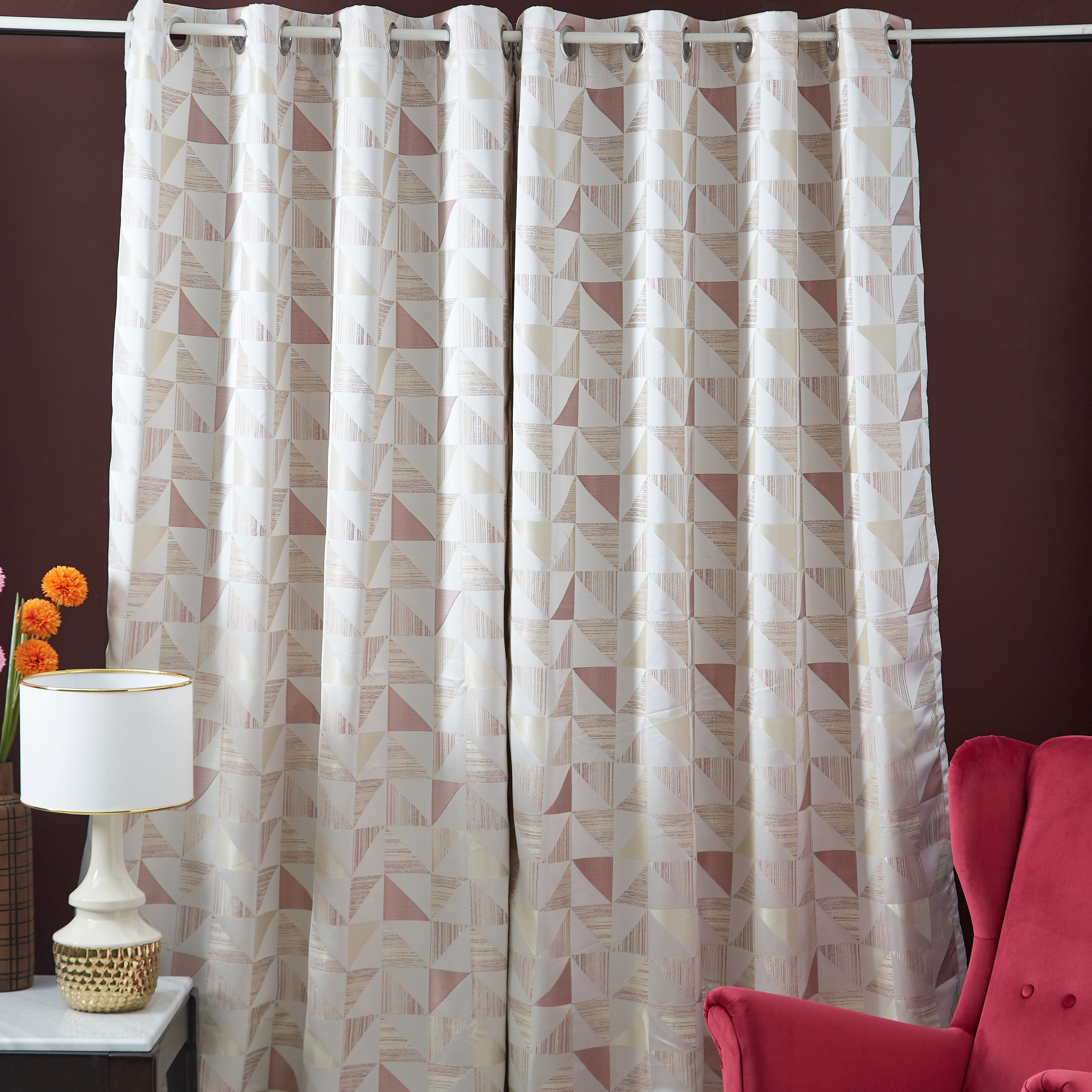 Jaxon Trio 2-Piece Jacquard Curtain Set - 135x240 cm-hbxhomeware-hbxdecorandfurnishings-image-1