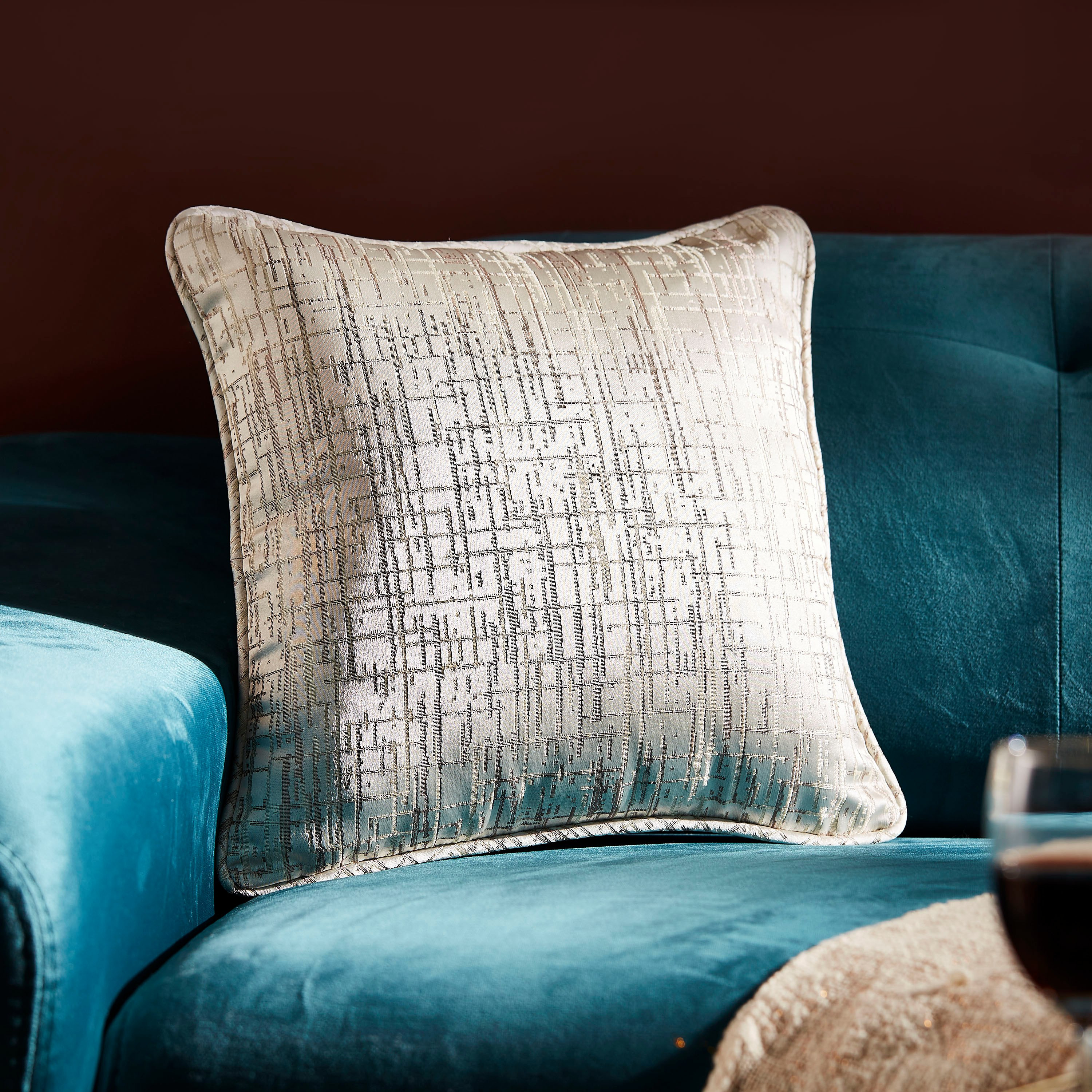 Jaxon Textured Jacquard Cushion Cover - 40x40 cm-hbxhomeware-cushionsandcovers-cushioncovers-image-1