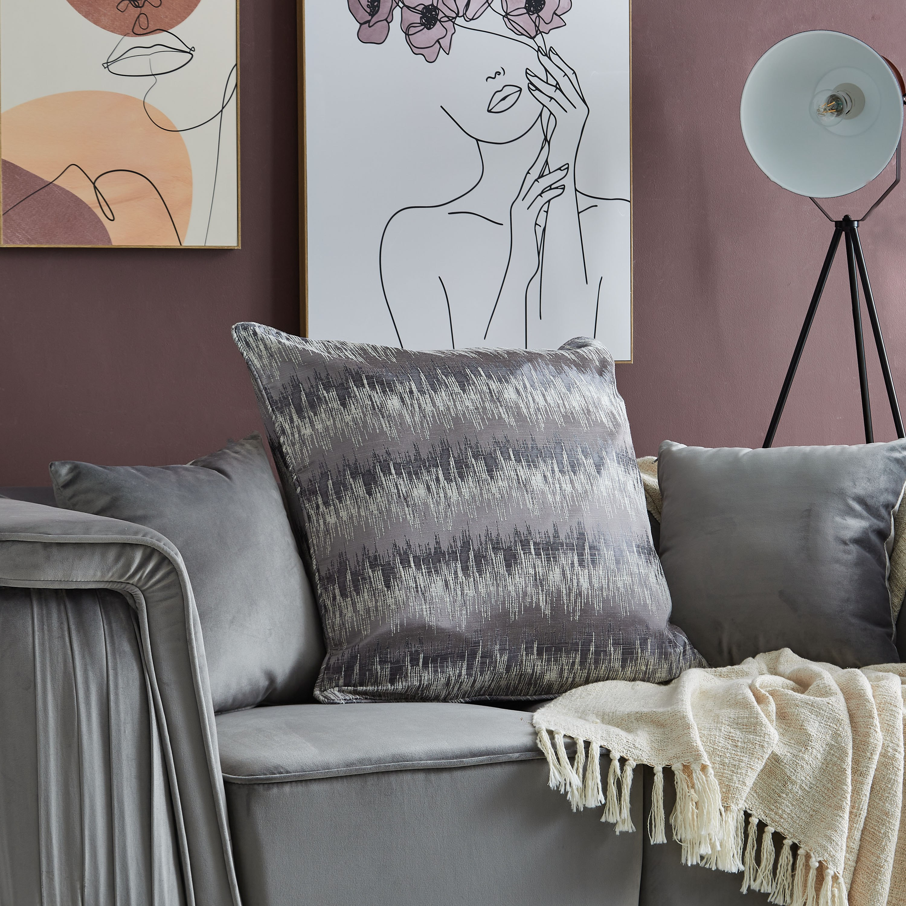 غطاء وسادة جاكار بارز الملمس من ريجنسي - 65x65 سم-hbxhomeware-cushionsandcovers-cushioncovers-image-4