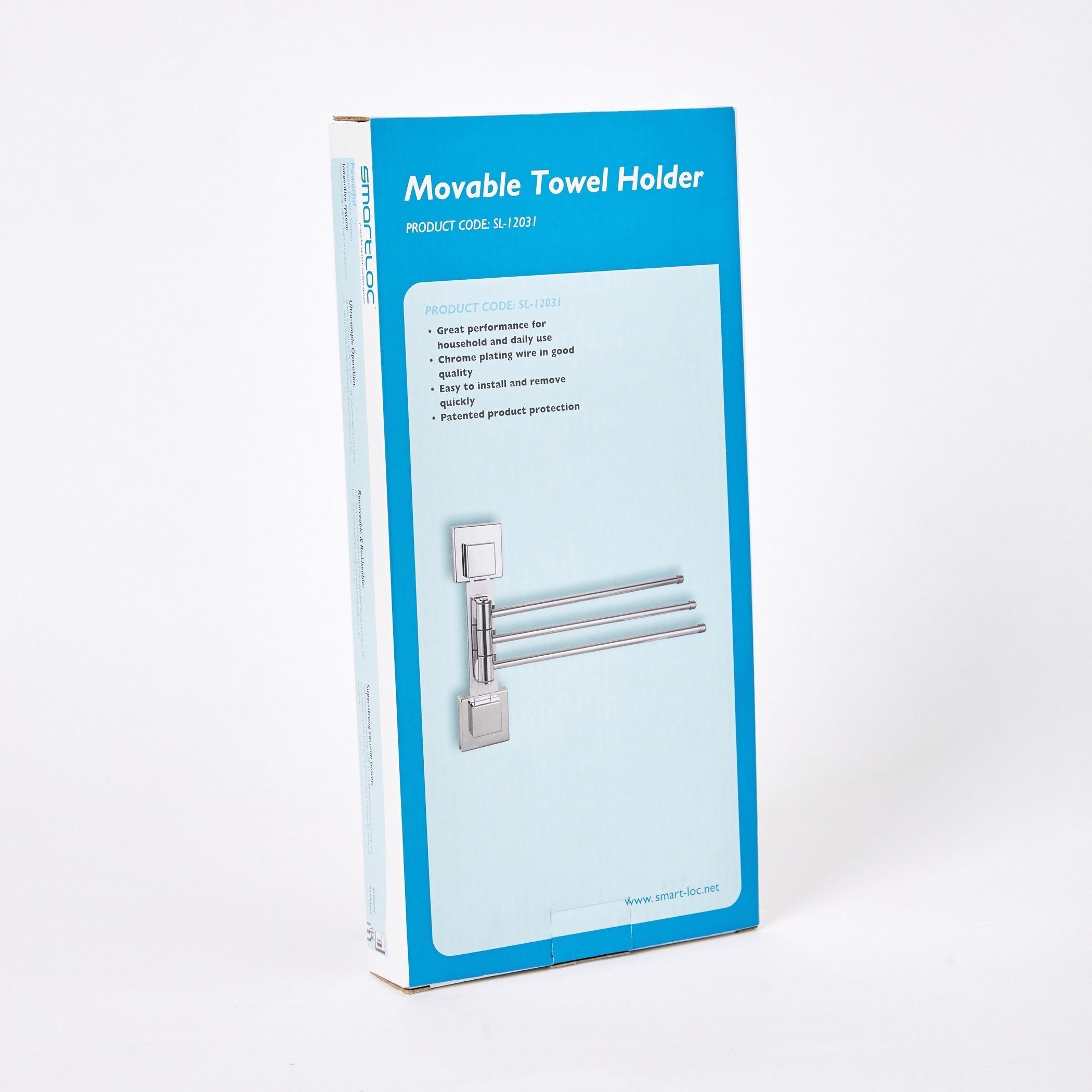 بار منشفة ثلاثي دوّار من سمارتلوك-hbxbathroom-bathroomstorage-towelholdersandstands-image-7