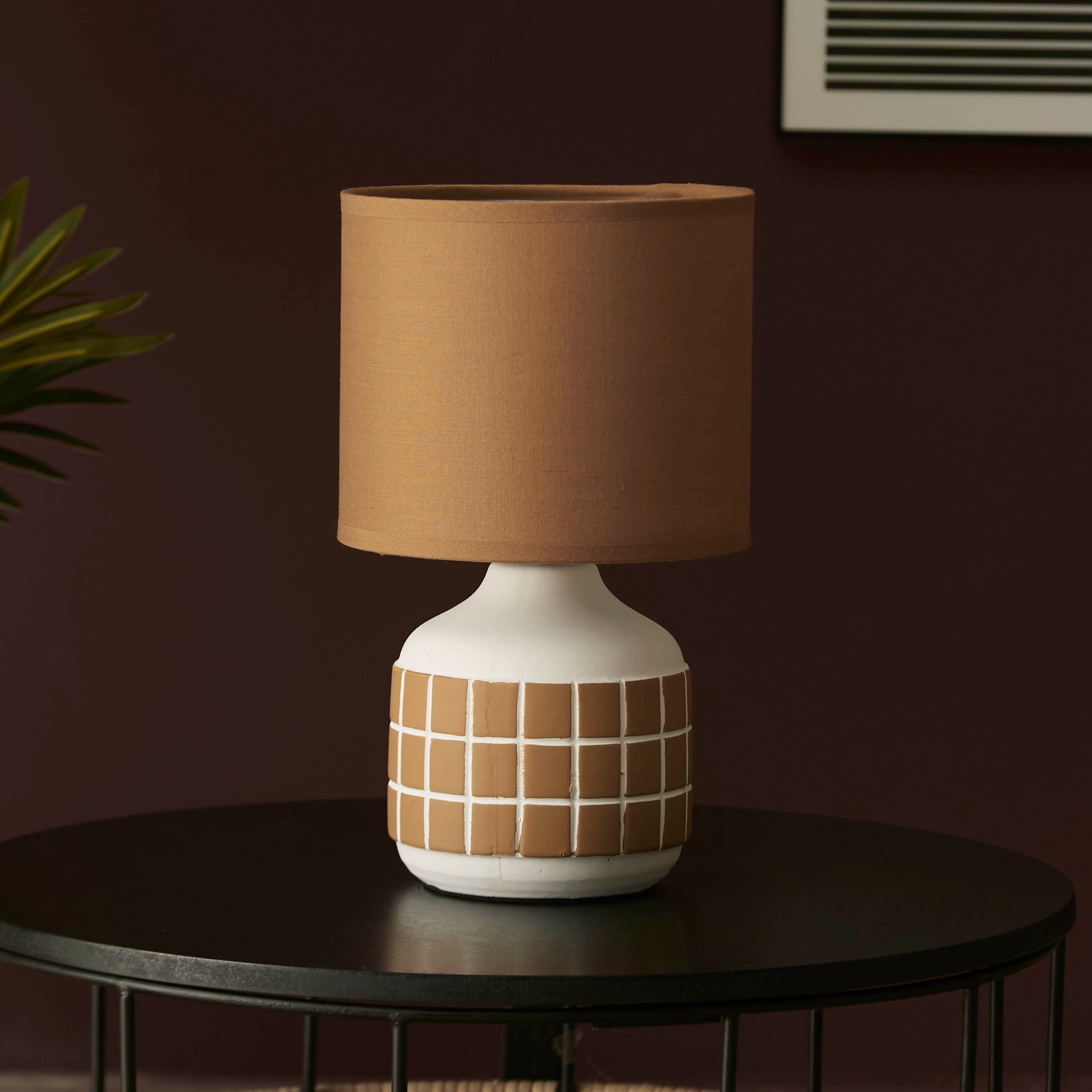 Gletan Ceramic Table Lamp - 30 cm-hbxlivingroom-lighting-tablelamps-image-1