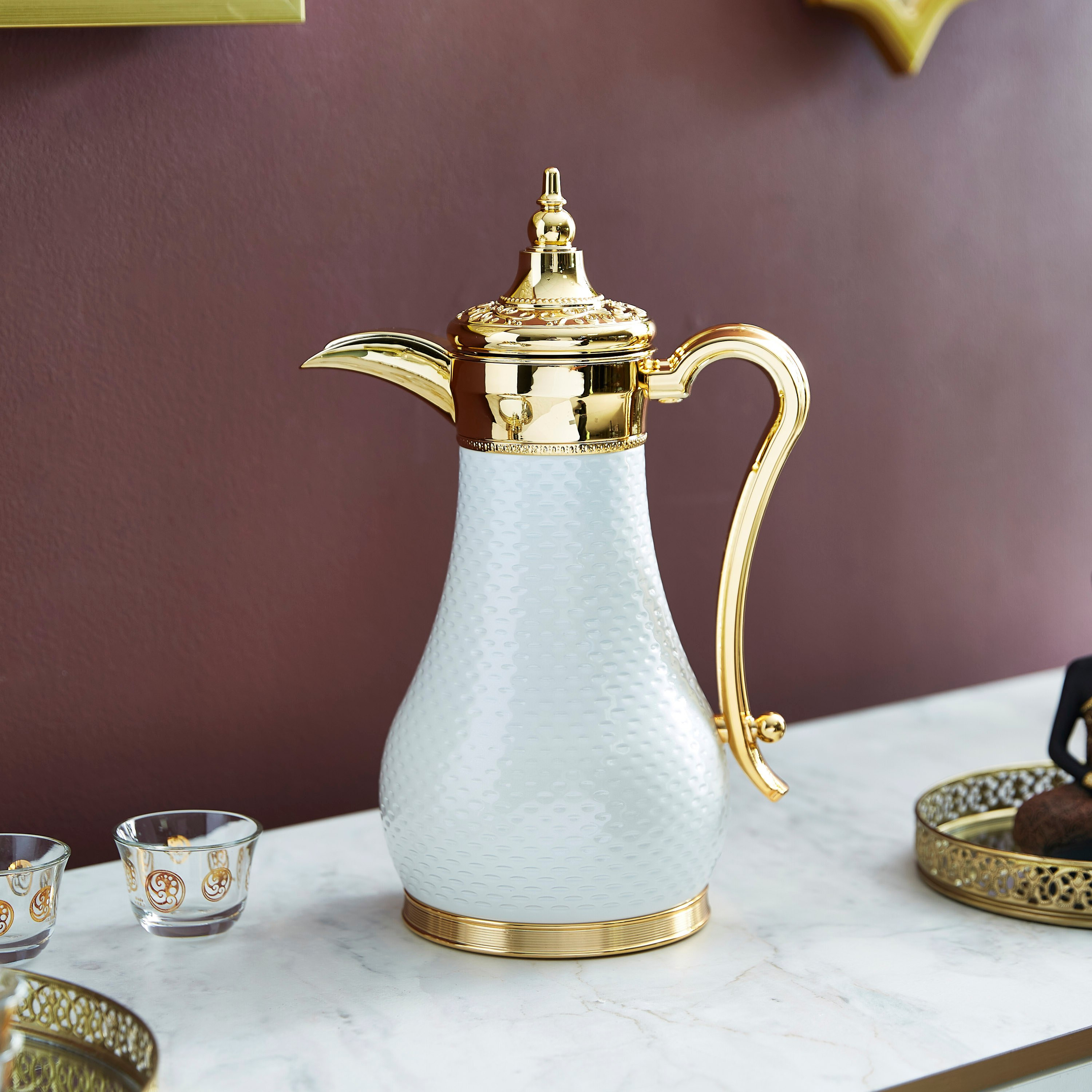 دلة عربية مطروقة من فيست - 1 لتر-hbxhomeware-hbxkitchen-image-1