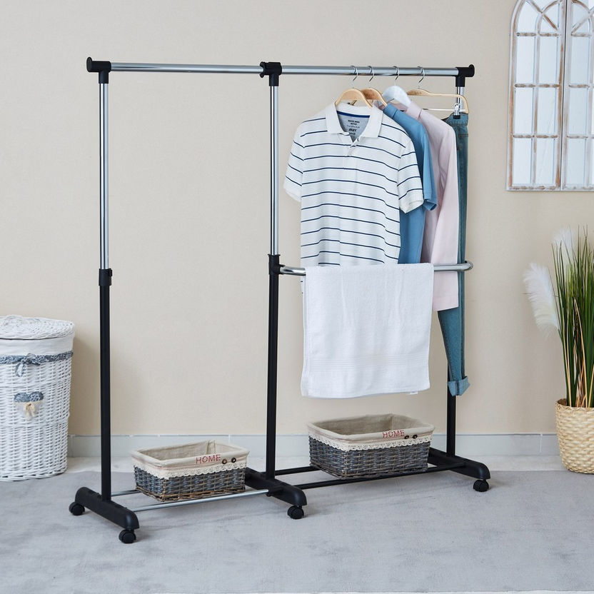 Lapis Extendable Garment Rack - 93x43x93 cm-Clothes Hangers-image-0