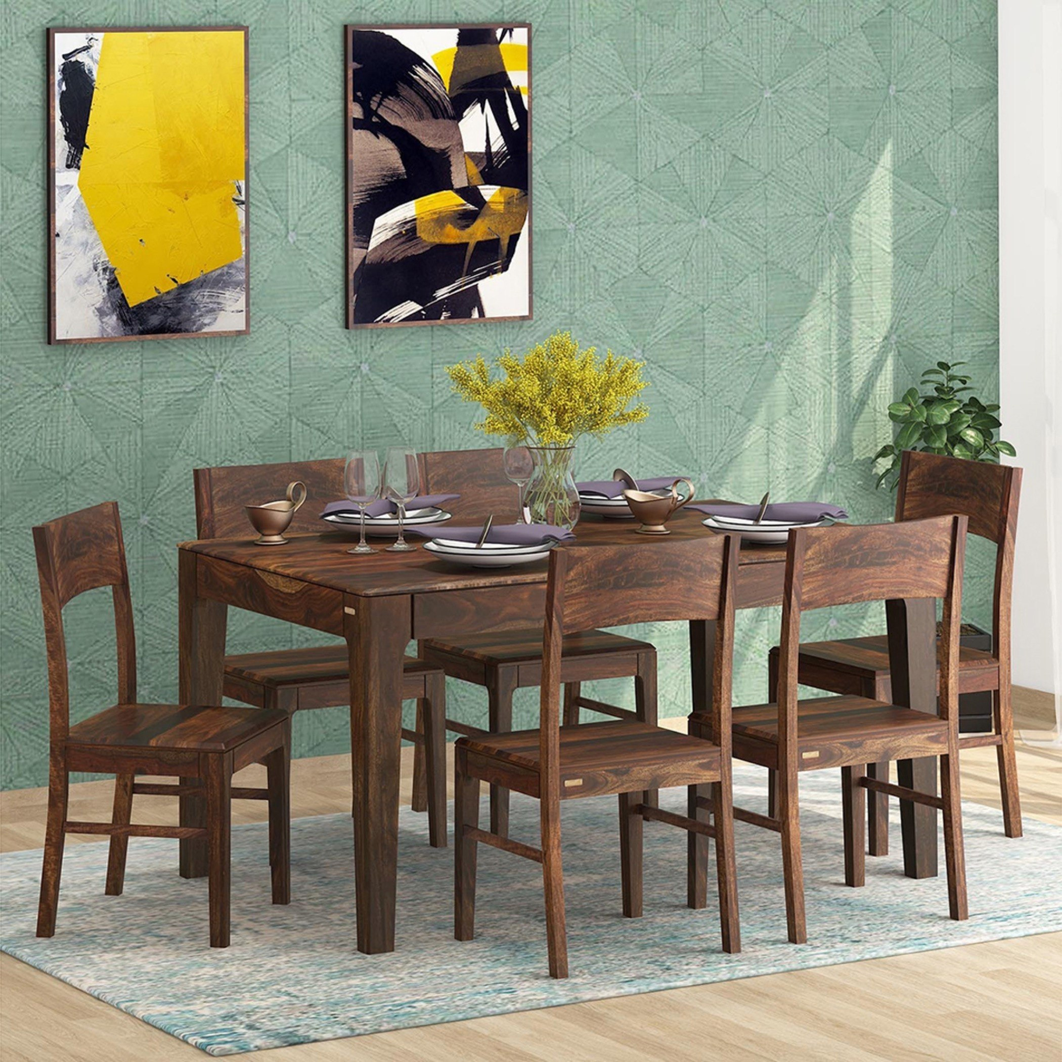 طقم سفرة بـ6 مقاعد من سيري-hbxfurniture-diningtablesandsets-diningsets-sixseater-image-1