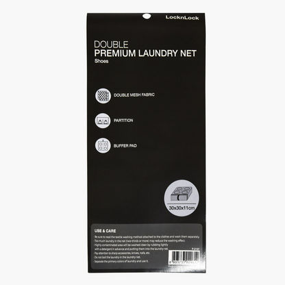 Lock & Lock Double Laundry Net for Shoes - 30x30x11 cms