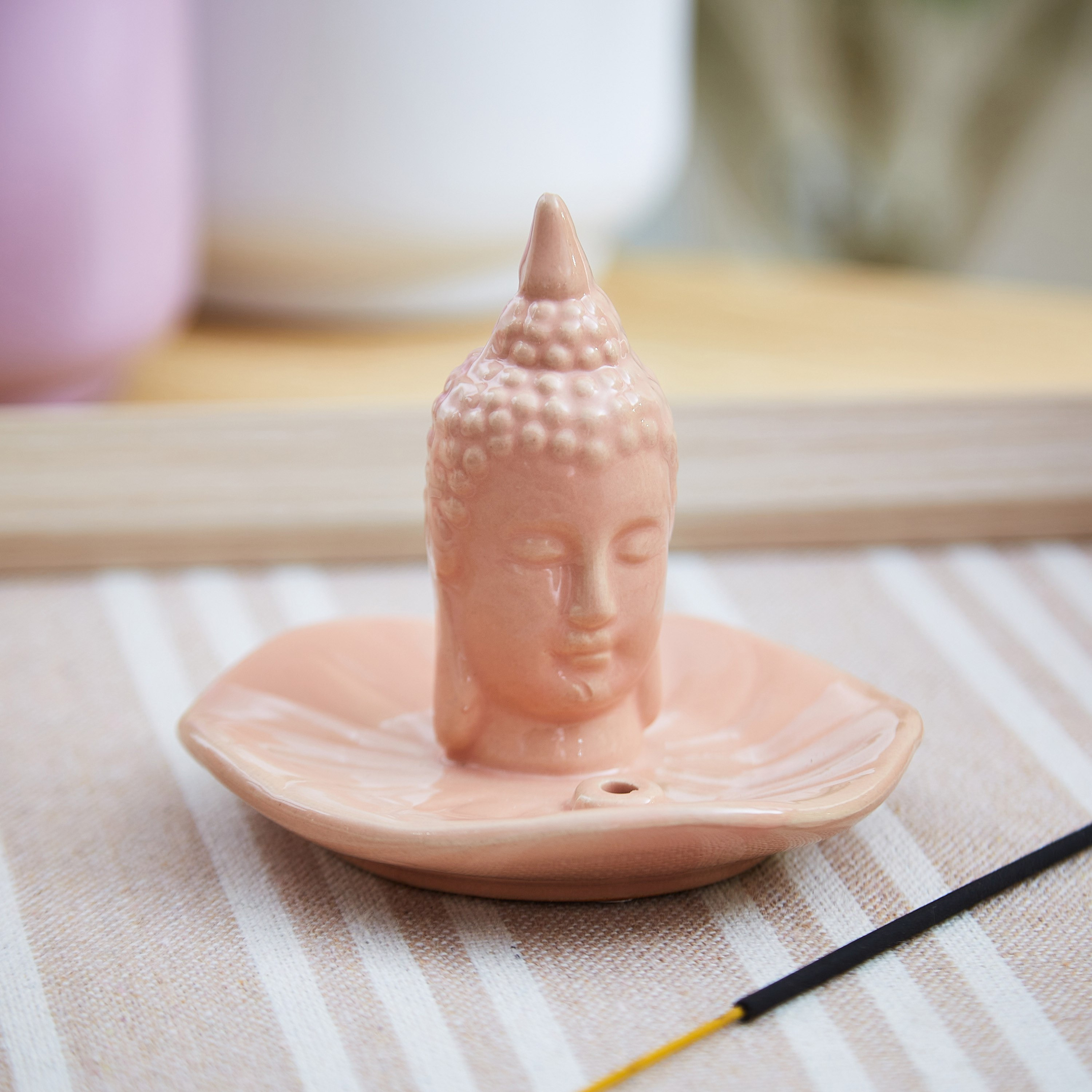 حامل بخور بوذا من كالي - 11x11x9 سم-hbxbedroom-homefragrance-candleholders-image-1