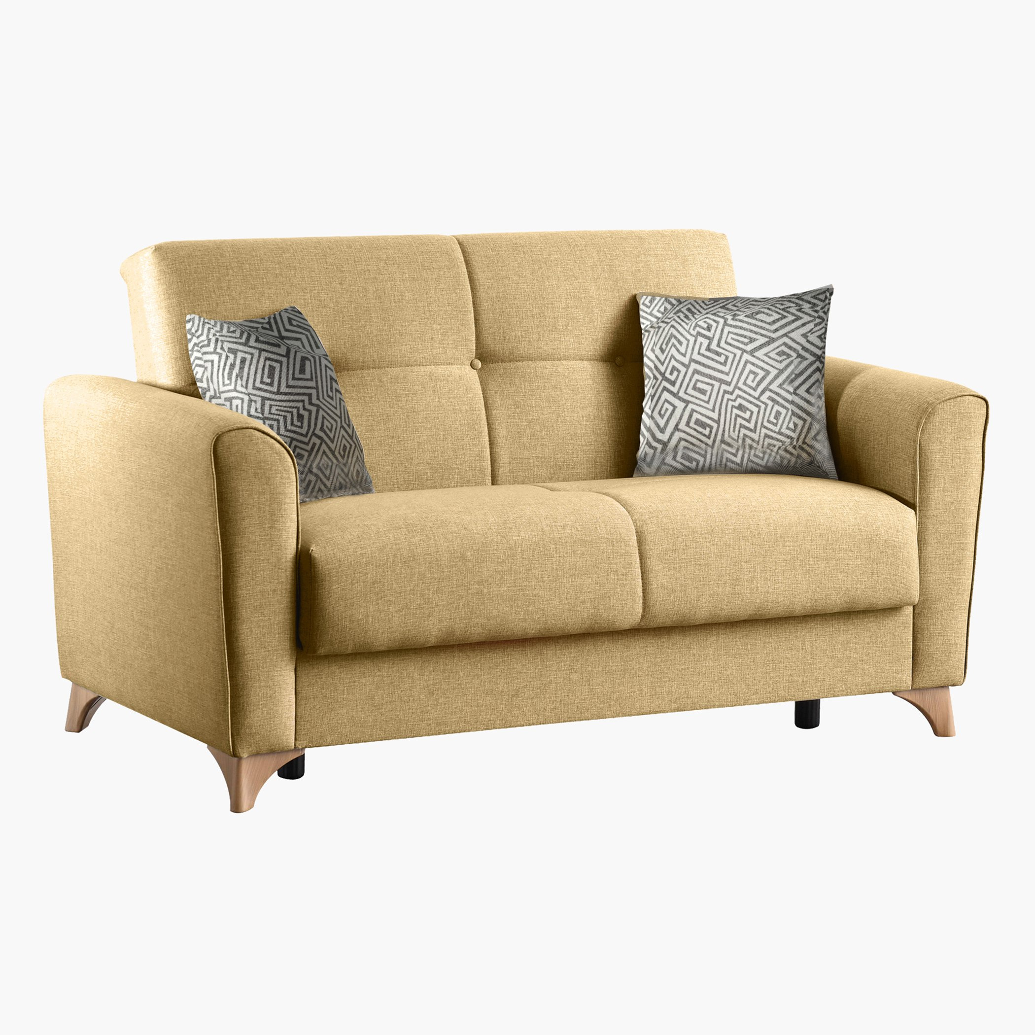 كنبة سرير قماشيّة مقعدين مع وسادتين ووحدة تخزين من كونكورد-hbxlivingroom-sofasandarmchairs-sofas-image-2
