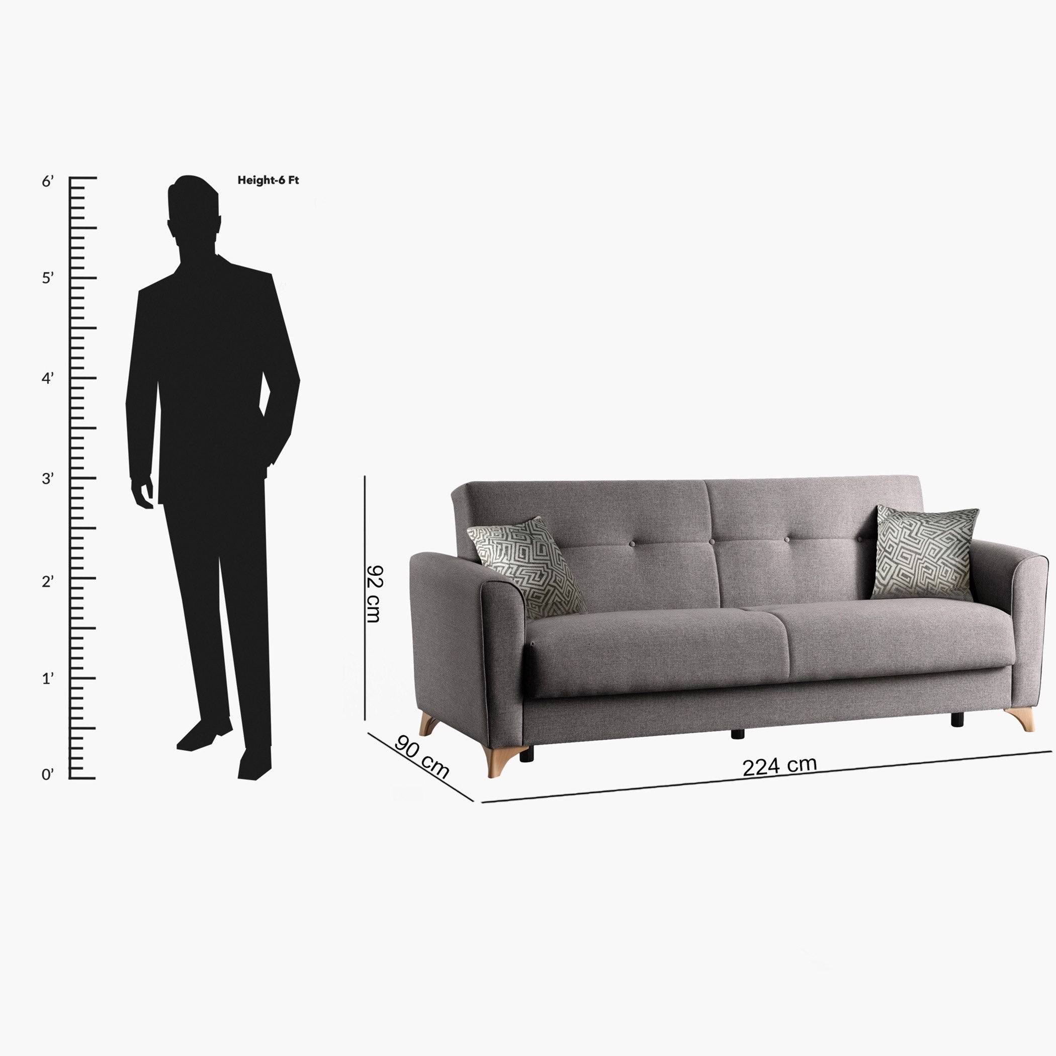 كنبة سرير قماشيّة 3 مقاعد بوحدة تخزين ووسادتين من كونكورد-hbxlivingroom-sofasandarmchairs-sofas-image-4