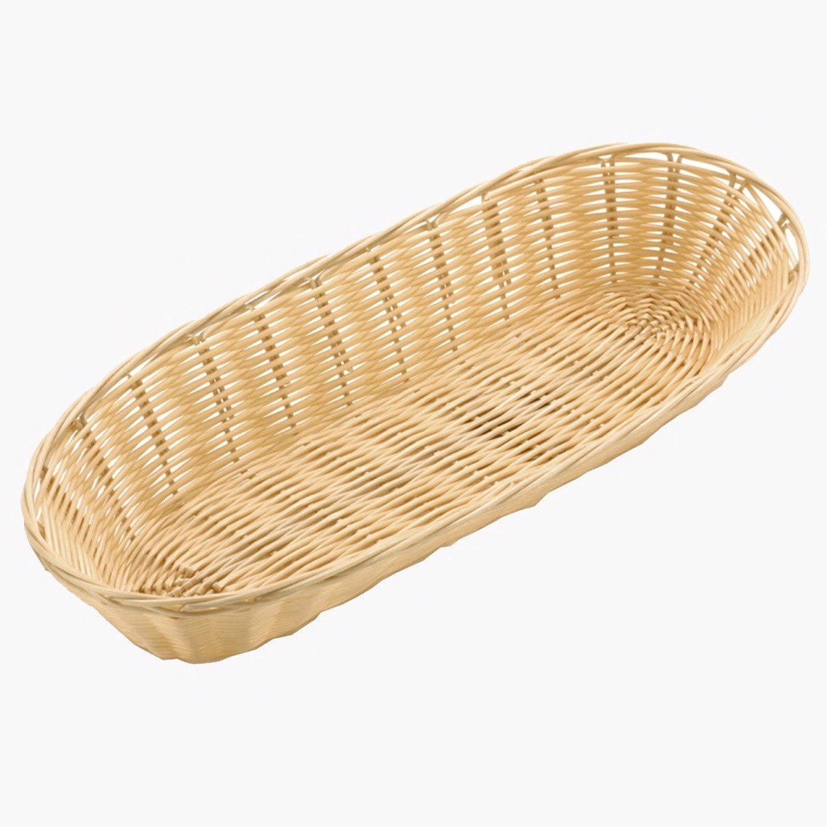 سلّة بيضاويّة بتصميم ورق شجر منسوجة من فيست - 23x13 سم-hbxhomeware-hbxkitchen-image-1