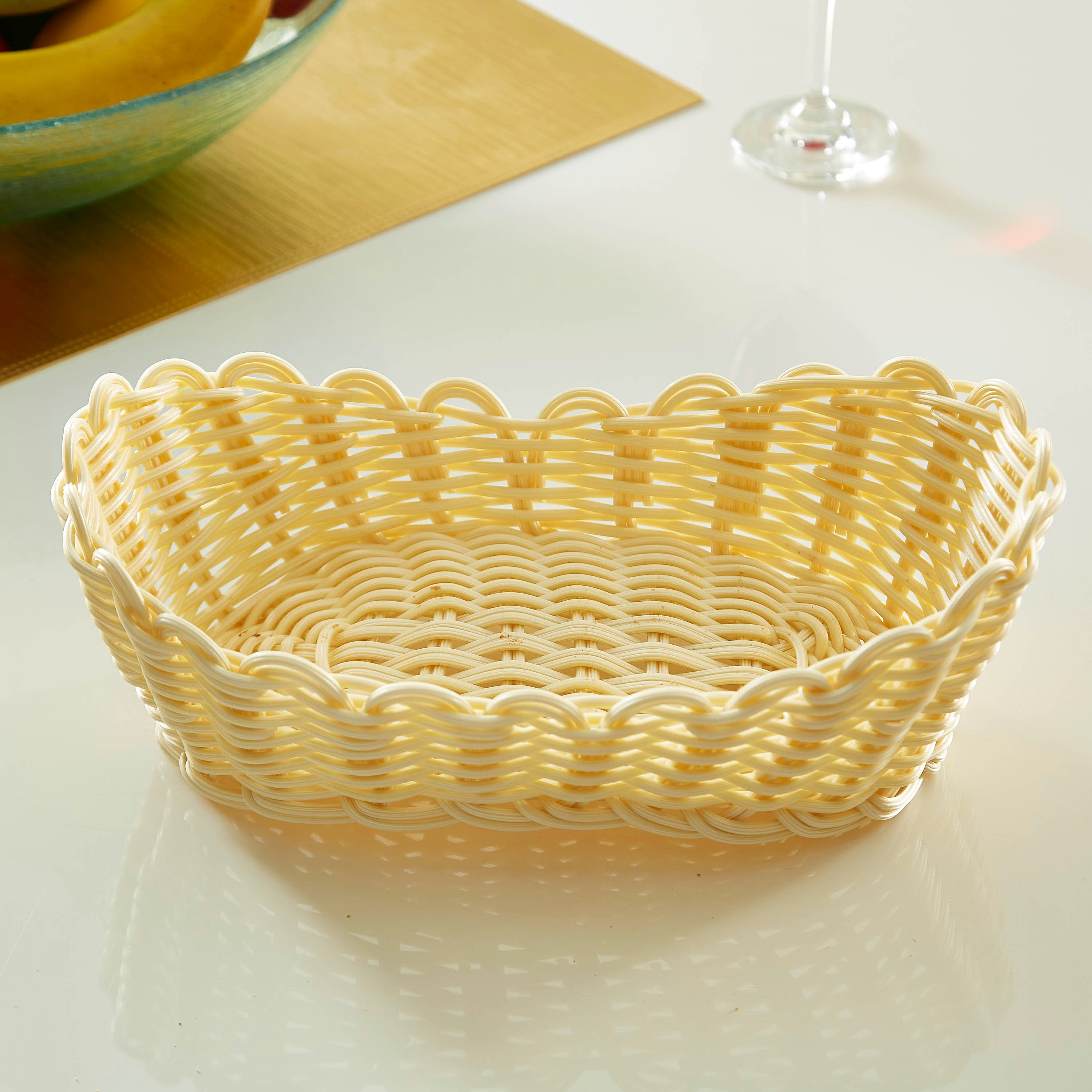 سلة منسوجة من فيست - 23 × 17 × 10 سم-hbxhomeware-hbxkitchen-image-2