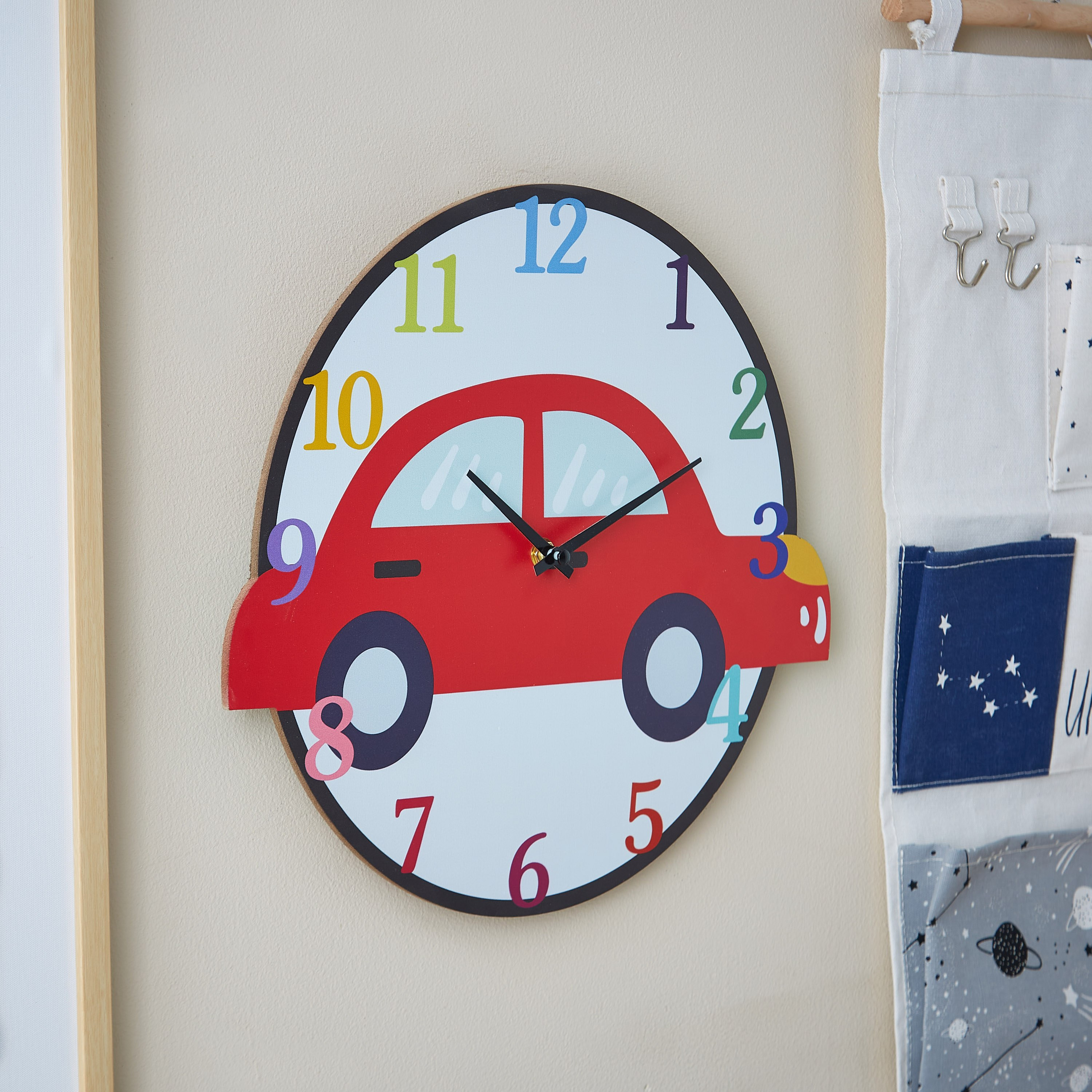 Epoch Car Shaped MDF Wall Clock-hbxhomeware-hbxkidsandyouth-image-1