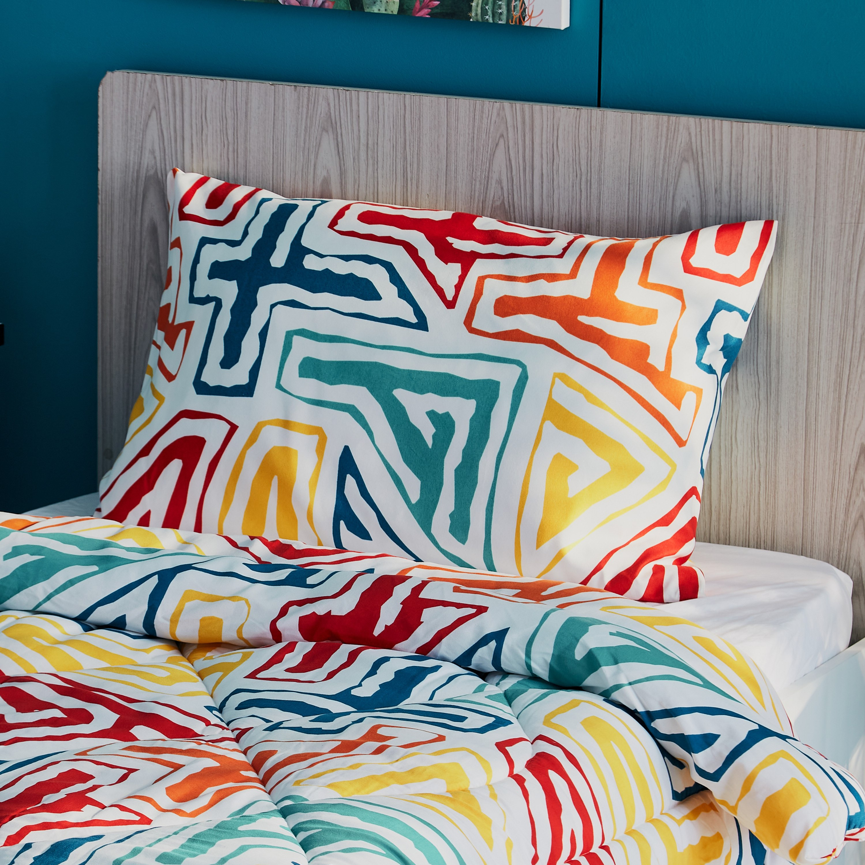 طقم لحاف فردي بطبعات قطعتين من إنتاليو جيو - 135x220 سم-hbxhomeware-hbxkidsandyouth-image-3