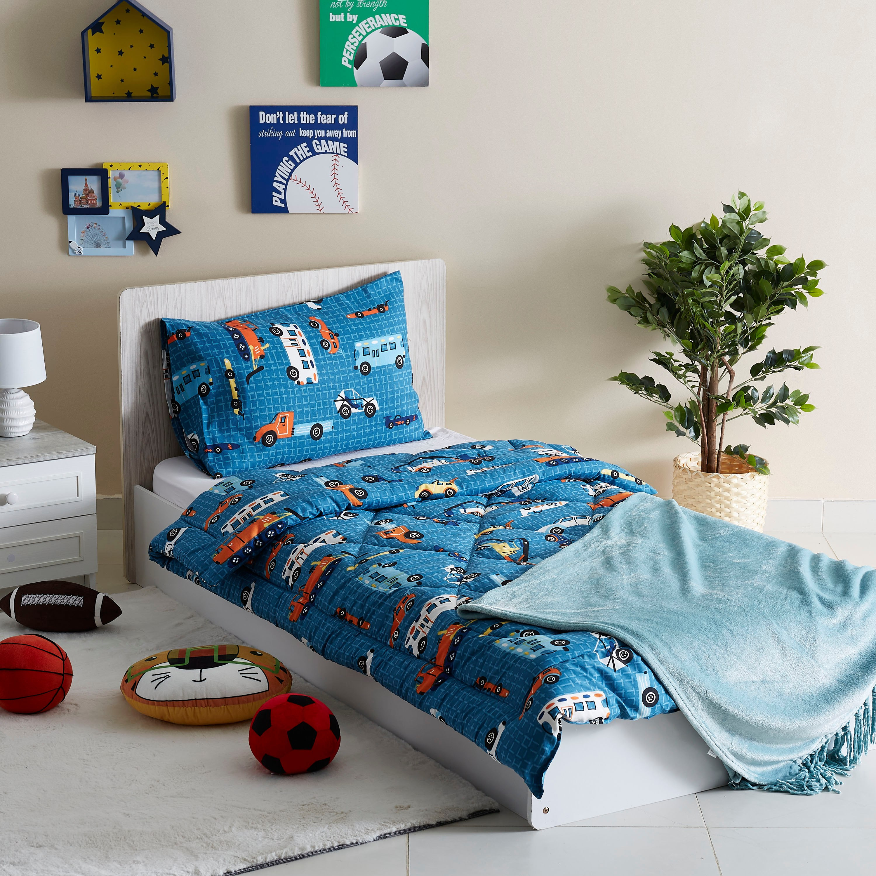 طقم لحاف فردي بطبعات وسائل نقل قطعتين من إنتالجليو - 135x220 سم-hbxhomeware-hbxkidsandyouth-image-5
