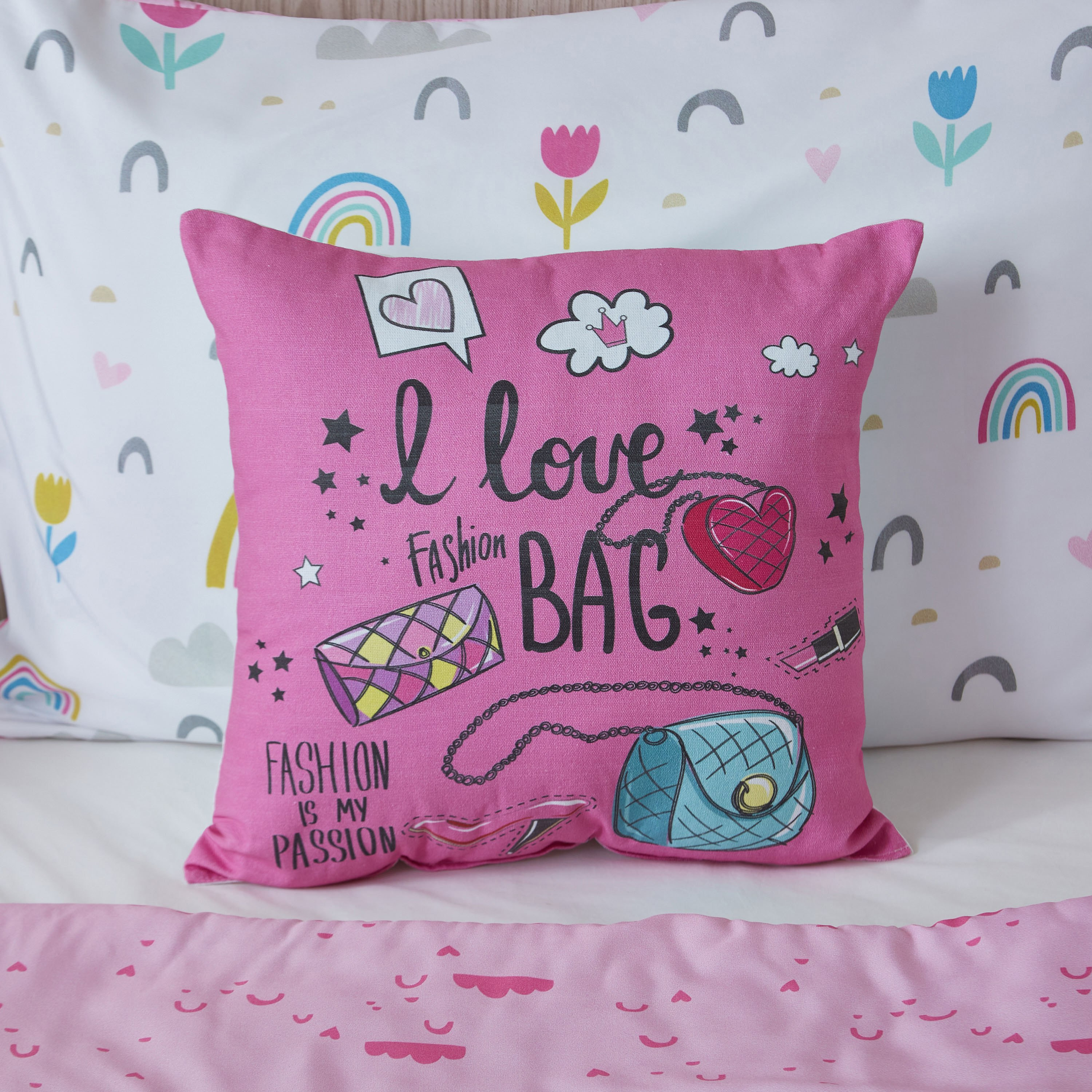 Modish Fashion Digital Printed Cushion - 40x40 cm-hbxhomeware-hbxkidsandyouth-image-1